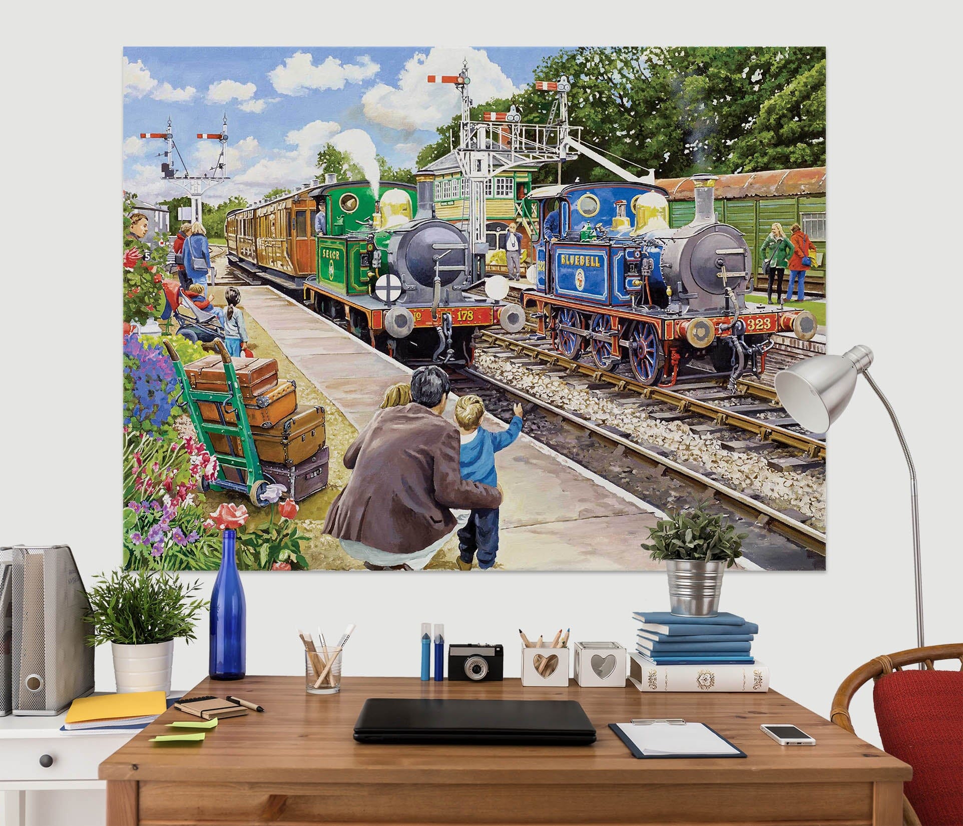 3D The Bluebell Railway 067 Trevor Mitchell Wall Sticke Wallpaper AJ Wallpaper 2 