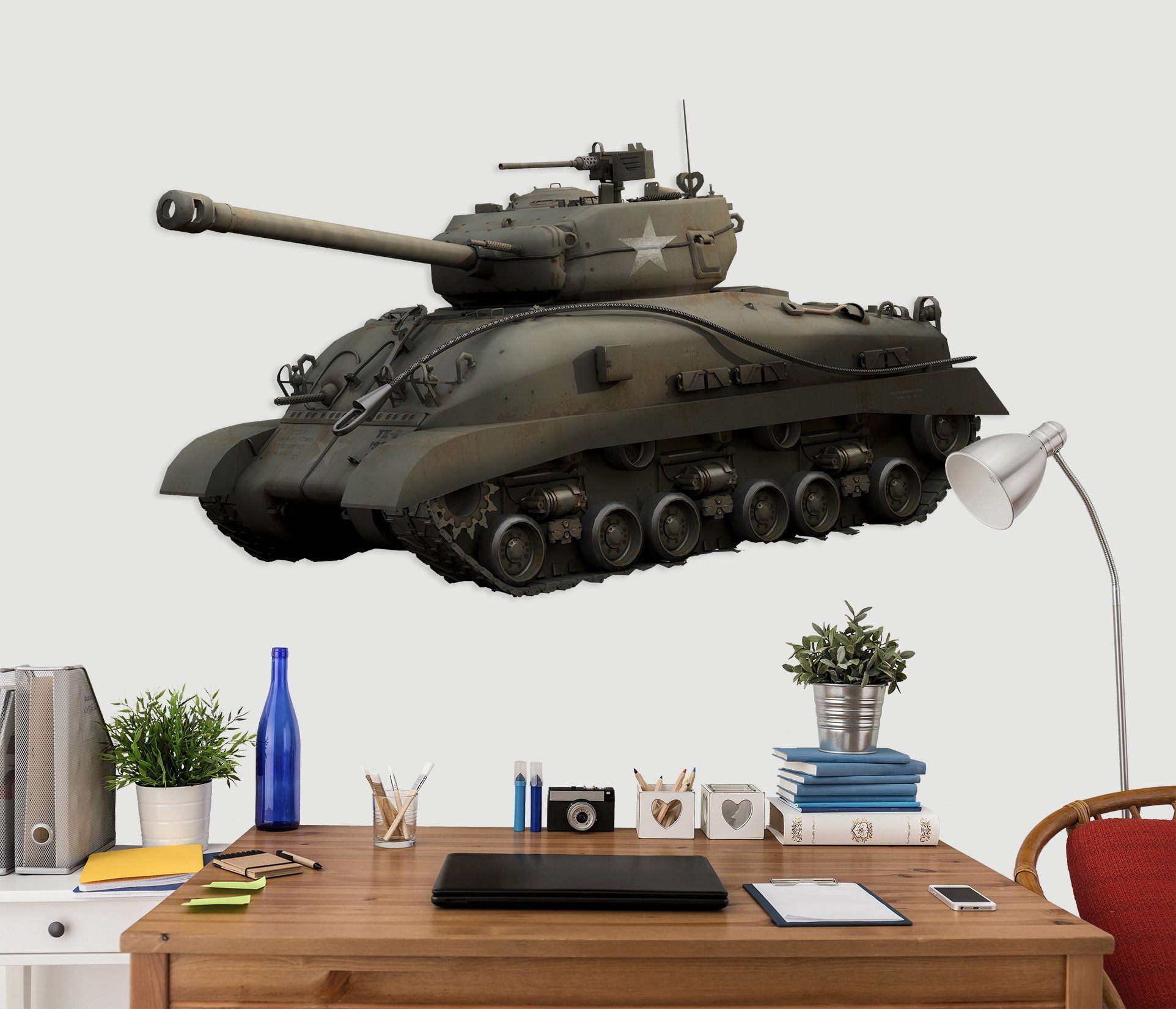 3D Green Tank 290 Vehicles Wallpaper AJ Wallpaper 