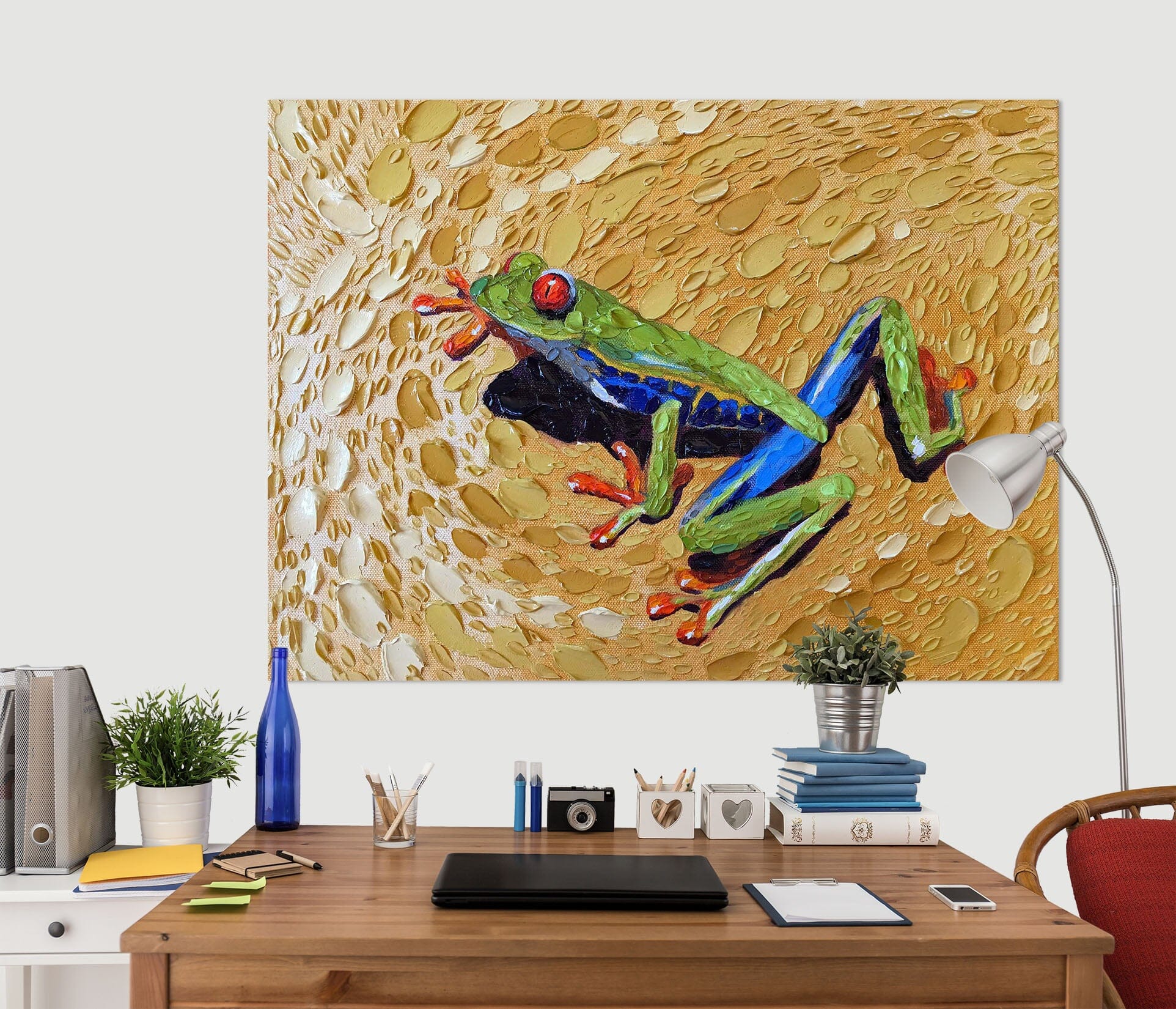 3D Toadly Awesome Frog 035 Dena Tollefson Wall Sticker Wallpaper AJ Wallpaper 2 