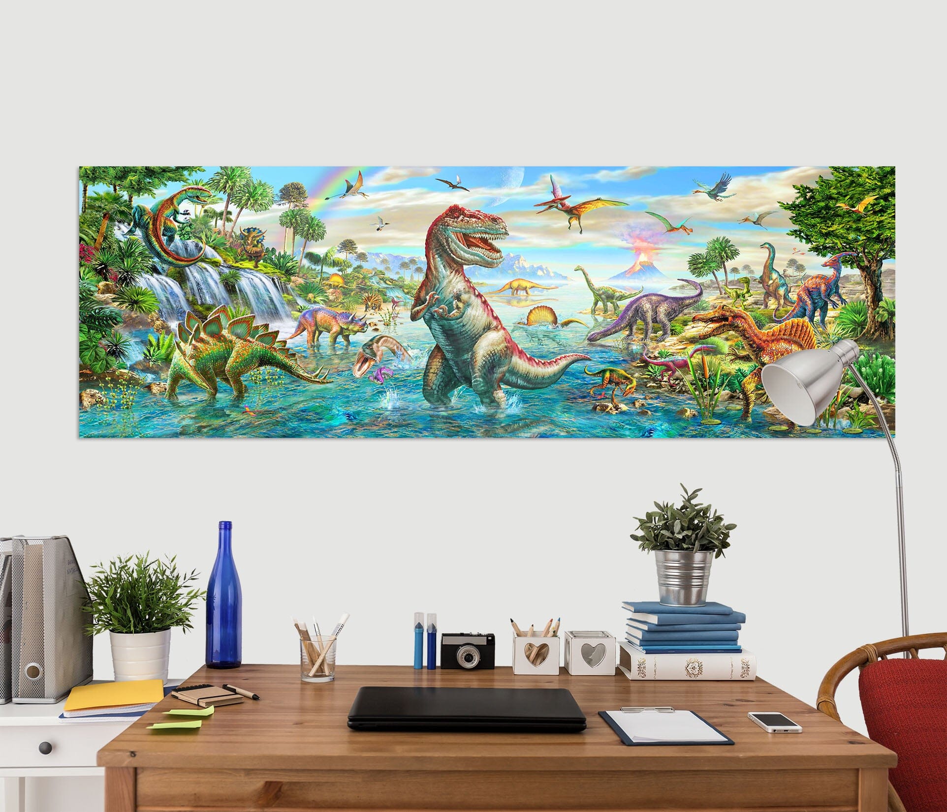 3D Dinosaur World 021 Adrian Chesterman Wall Sticker Wallpaper AJ Wallpaper 2 