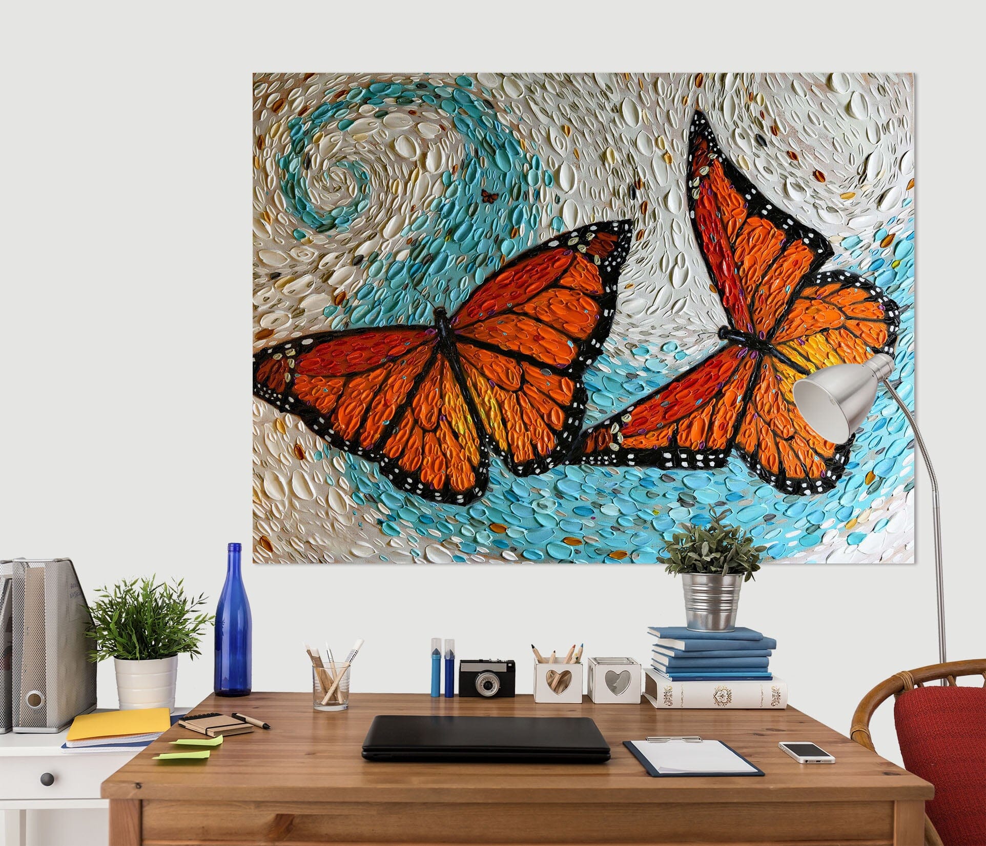 3D Painted Butterfly 031 Dena Tollefson Wall Sticker Wallpaper AJ Wallpaper 2 