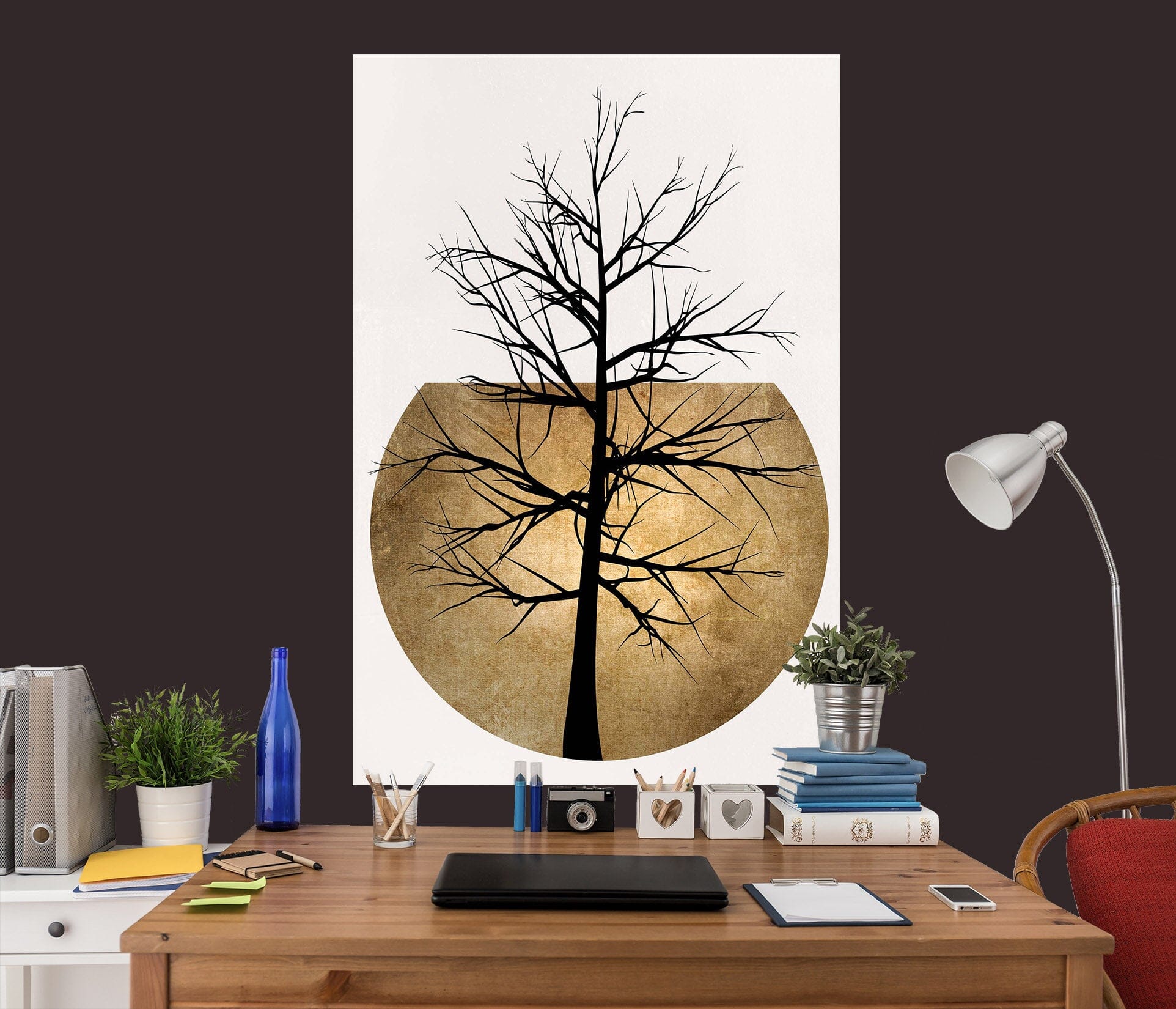 3D Dead Tree 155 Boris Draschoff Wall Sticker Wallpaper AJ Wallpaper 2 