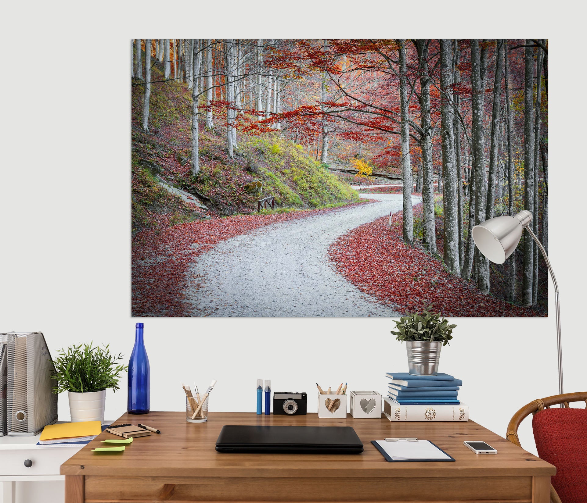 3D Forest Path 124 Marco Carmassi Wall Sticker