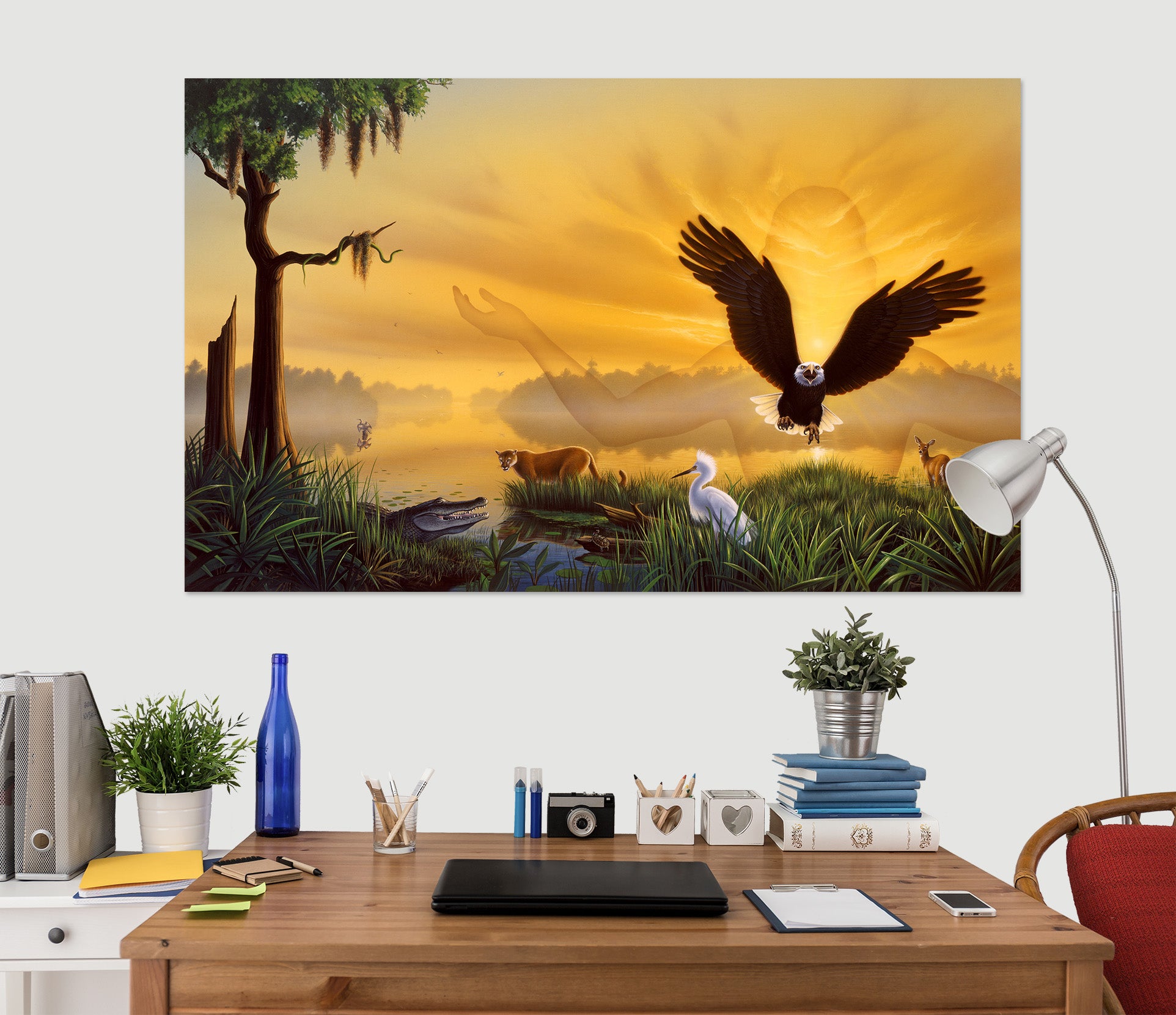 3D Flying Eagle 85182 Jerry LoFaro Wall Sticker