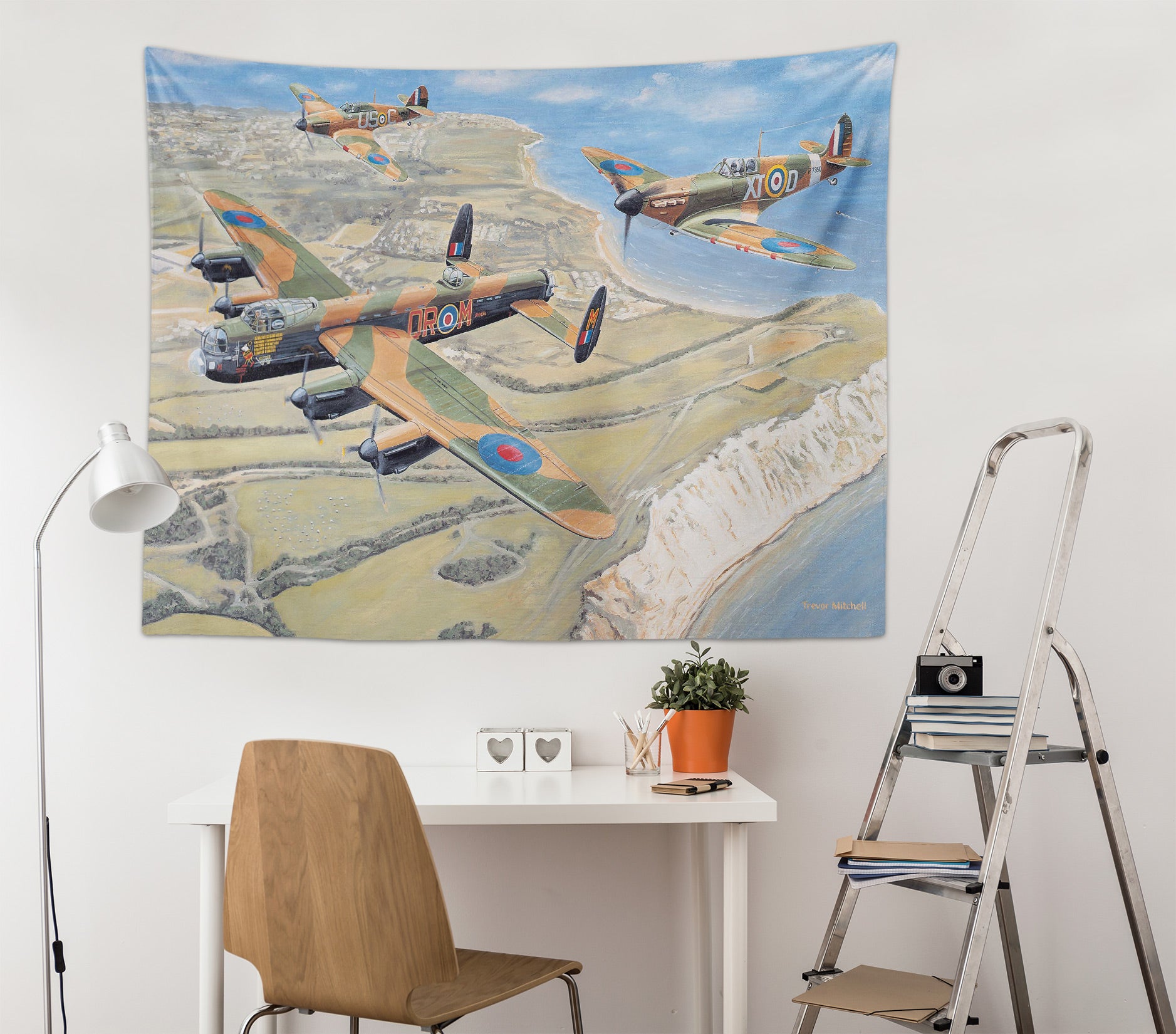3D Airplane 11237 Trevor Mitchell Tapestry Hanging Cloth Hang