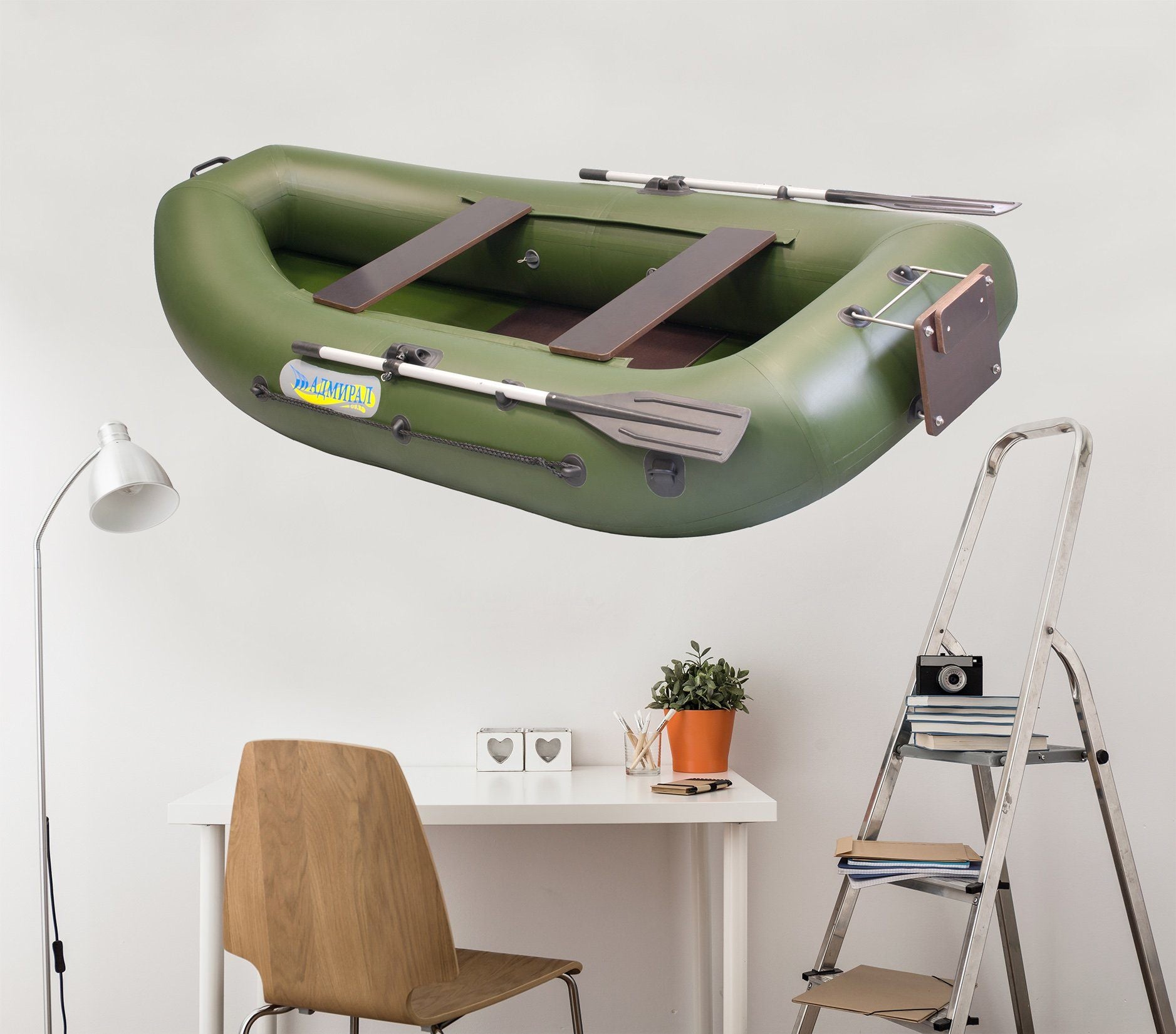 3D Rubber Boat 282 Vehicles Wallpaper AJ Wallpaper 