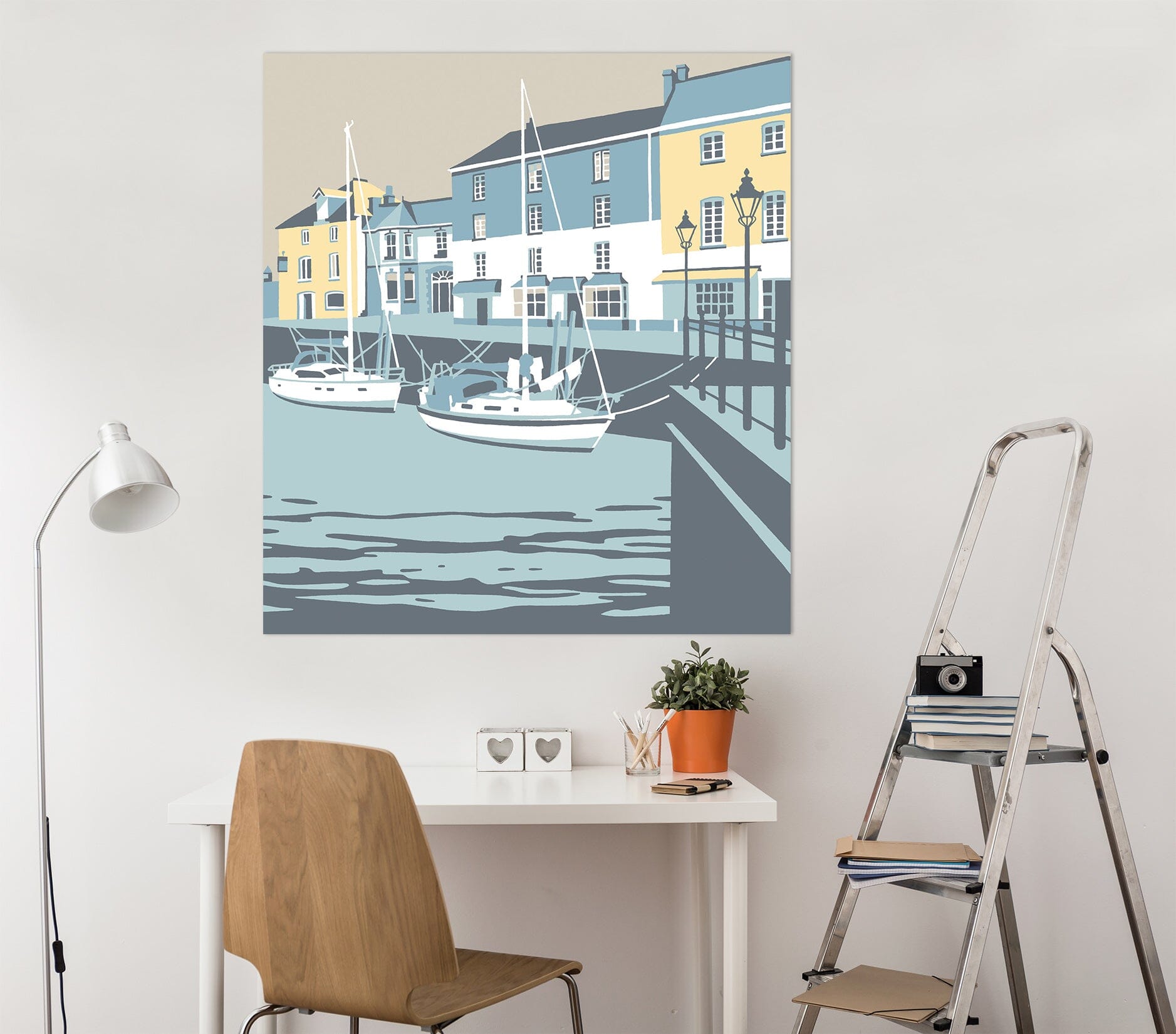 3D Padstow 016 Steve Read Wall Sticker Wallpaper AJ Wallpaper 2 