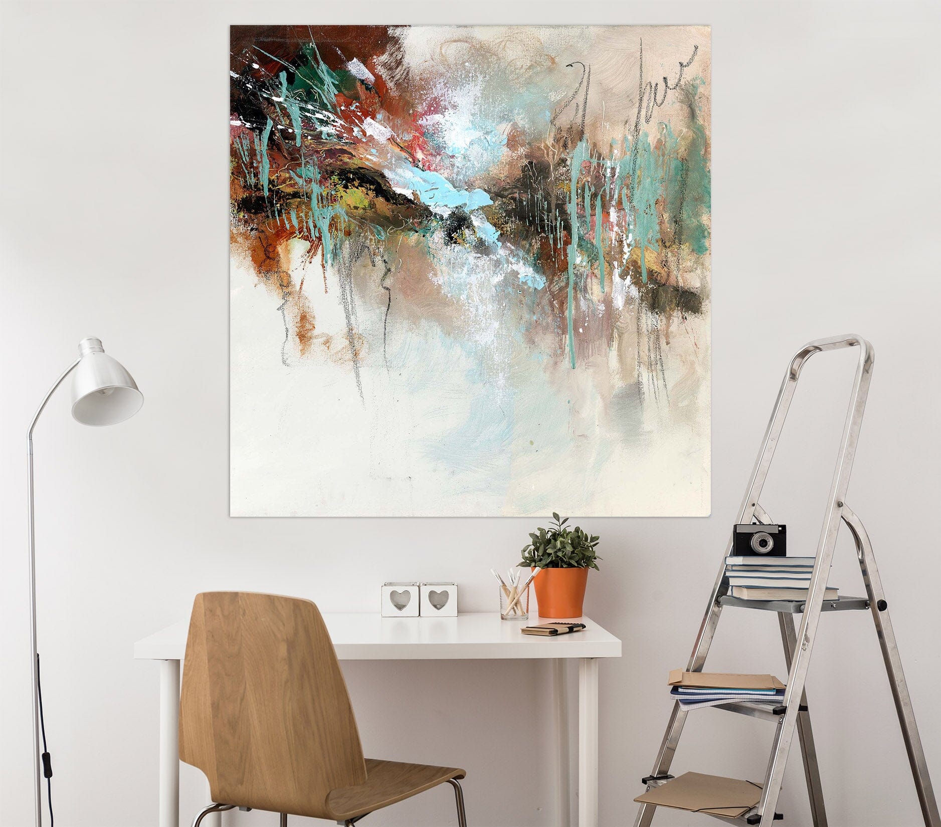 3D Color Graffiti 009 Anne Farrall Doyle Wall Sticker Wallpaper AJ Wallpaper 2 