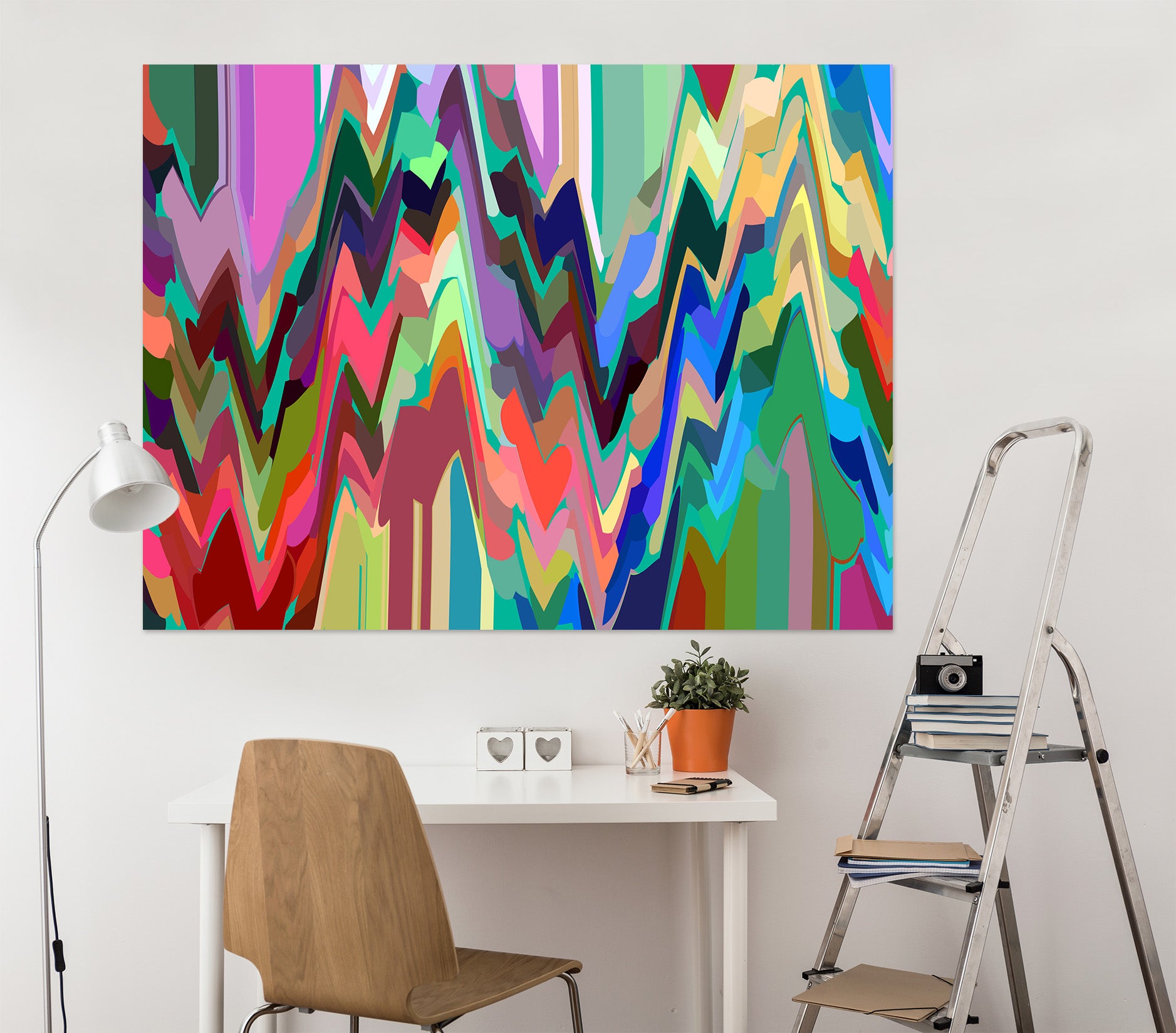 3D Trees Color 70154 Shandra Smith Wall Sticker