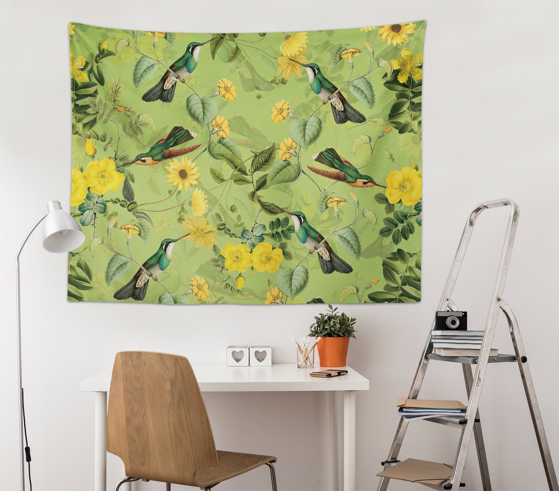 3D Yellow Flower 5326 Uta Naumann Tapestry Hanging Cloth Hang