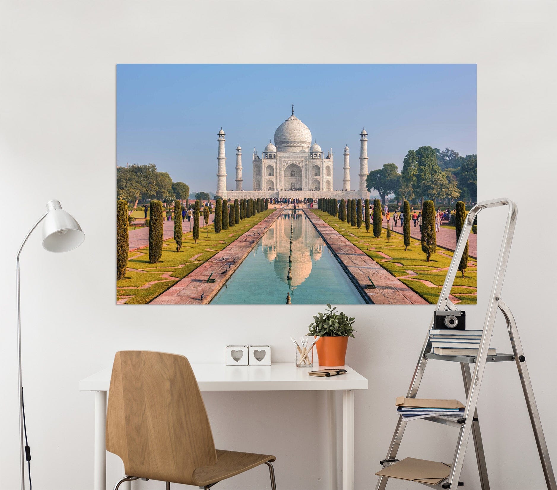 3D White Castle 207 Marco Carmassi Wall Sticker Wallpaper AJ Wallpaper 2 