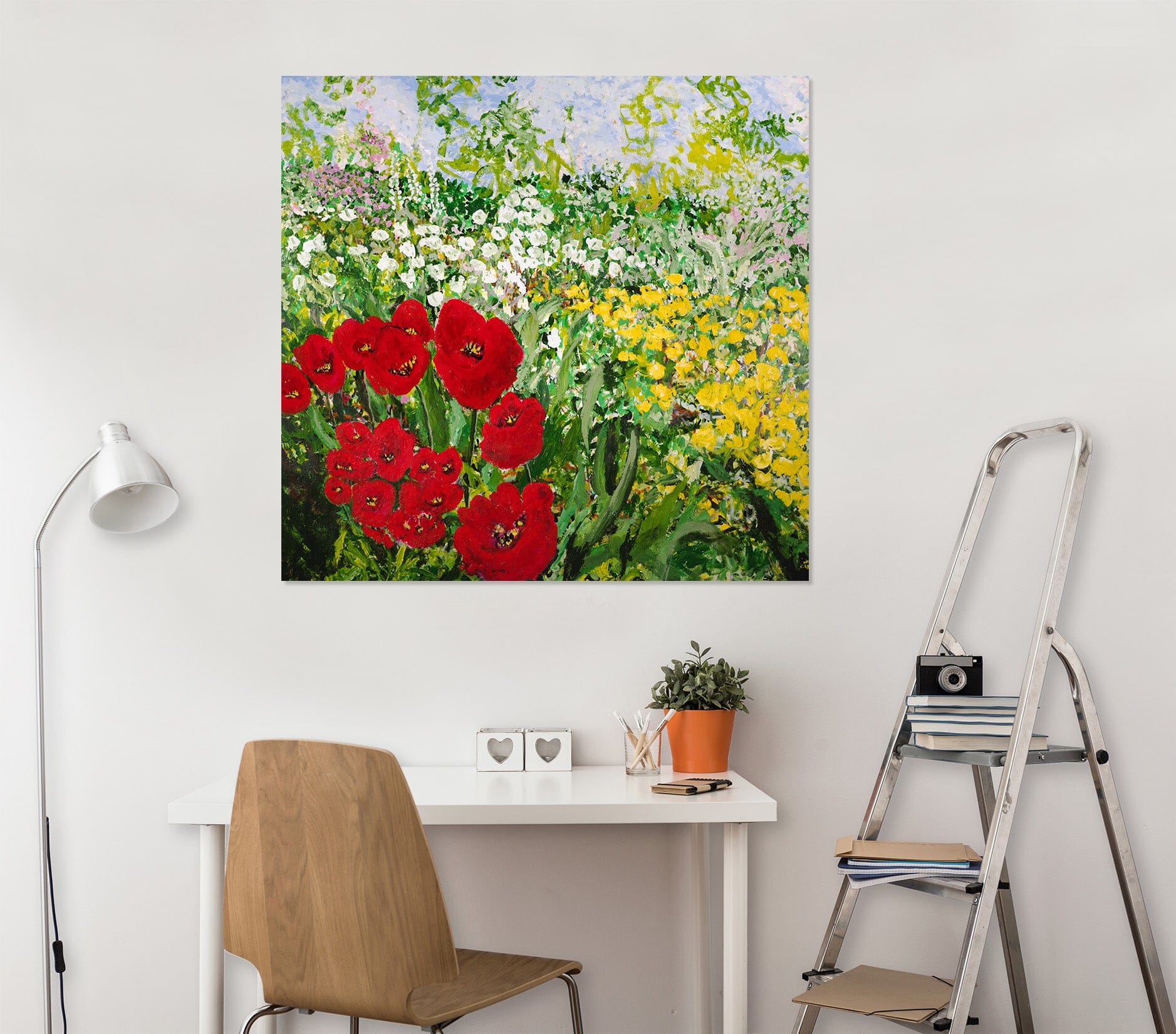 3D Colored Flowers 266 Allan P. Friedlander Wall Sticker Wallpaper AJ Wallpaper 2 