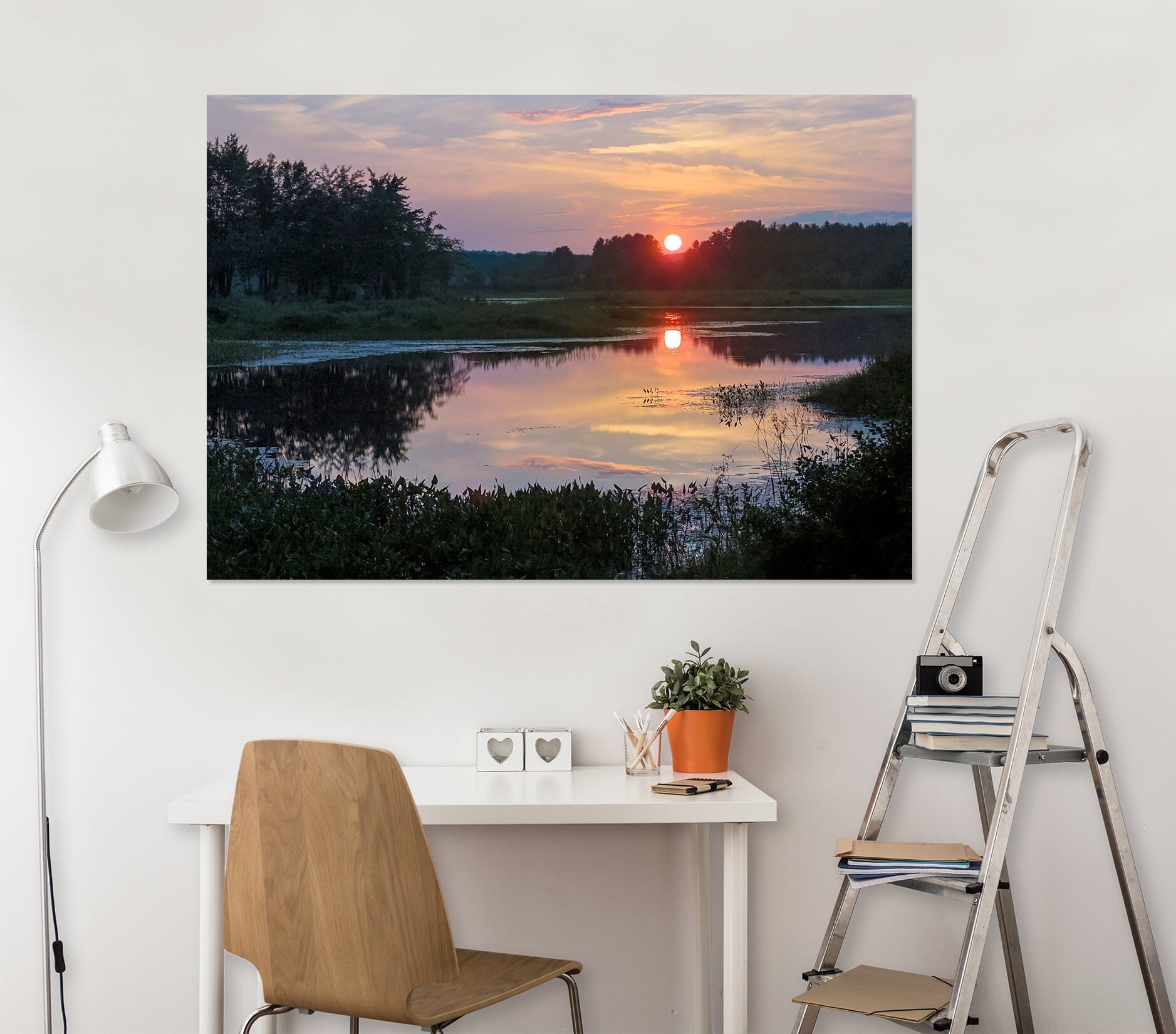 3D Valley Lake 127 Jerry LoFaro Wall Sticker Wallpaper AJ Wallpaper 2 