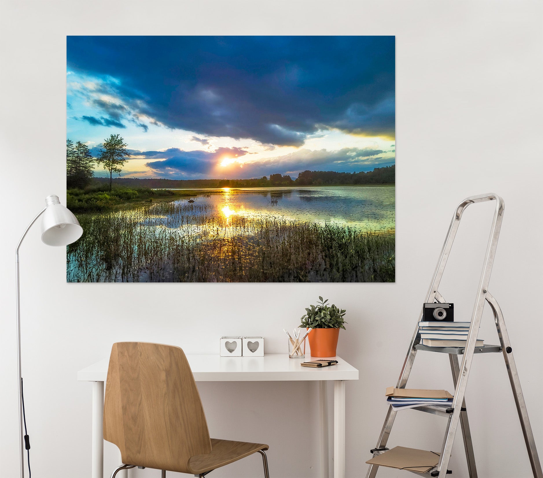 3D Sky Lake 85164 Jerry LoFaro Wall Sticker