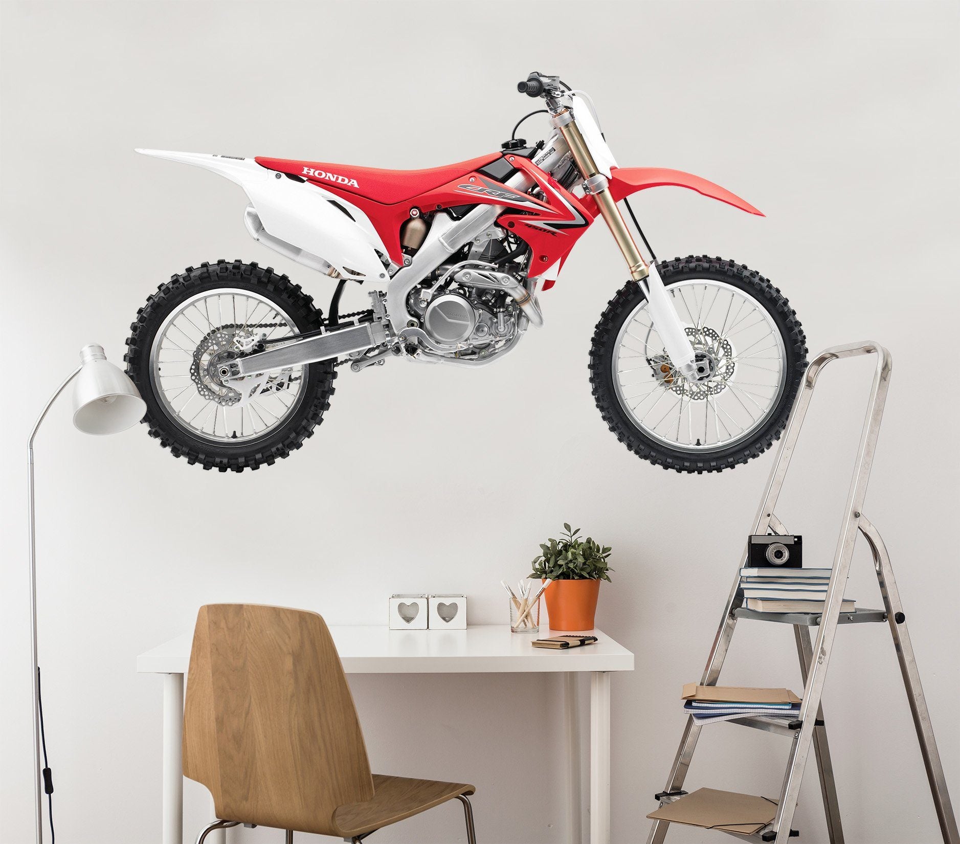 3D Honda Cr Motocross Bikes 0103 Vehicles Wallpaper AJ Wallpaper 