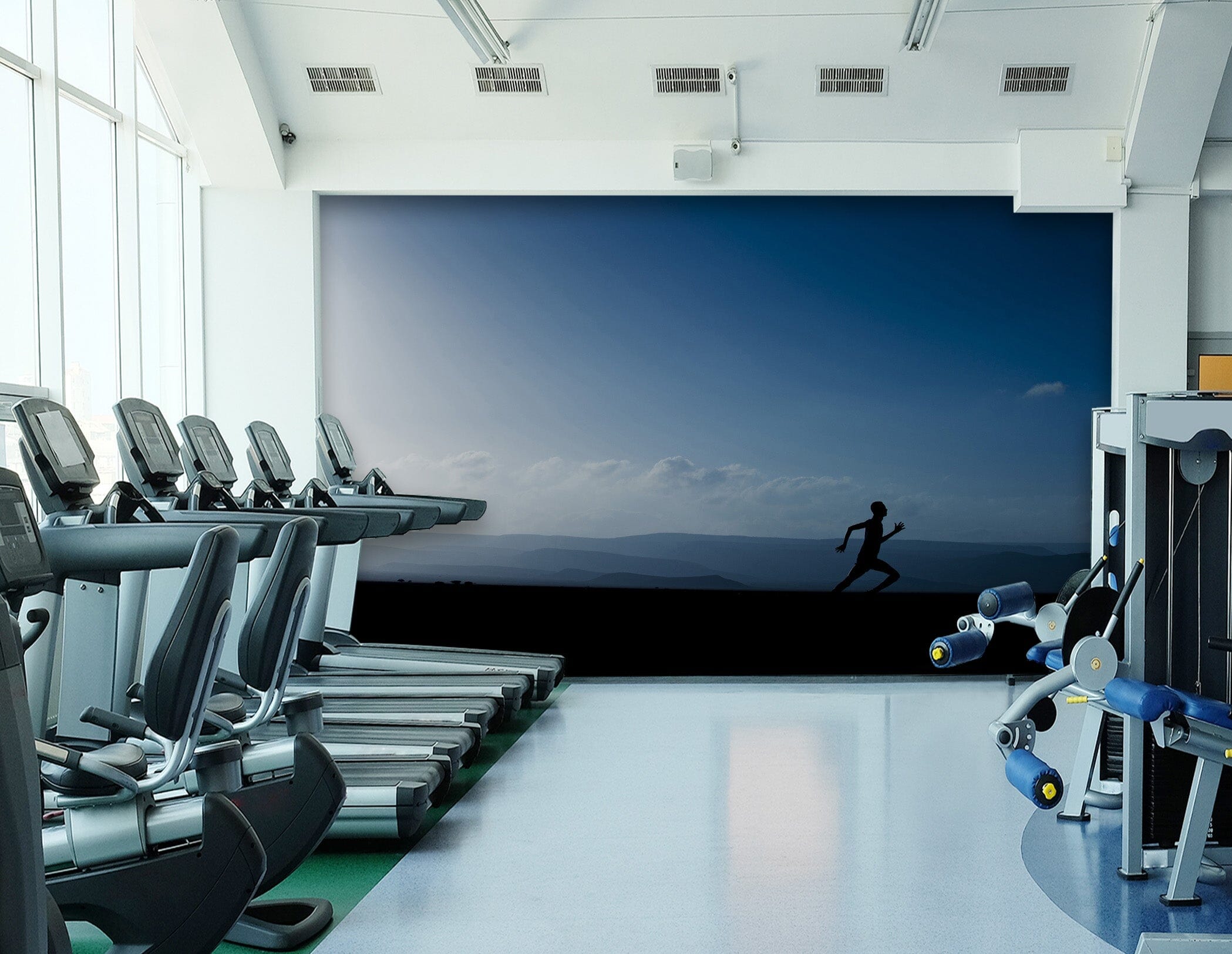 3D Morning Run 211 Wall Murals Wallpaper AJ Wallpaper 2 