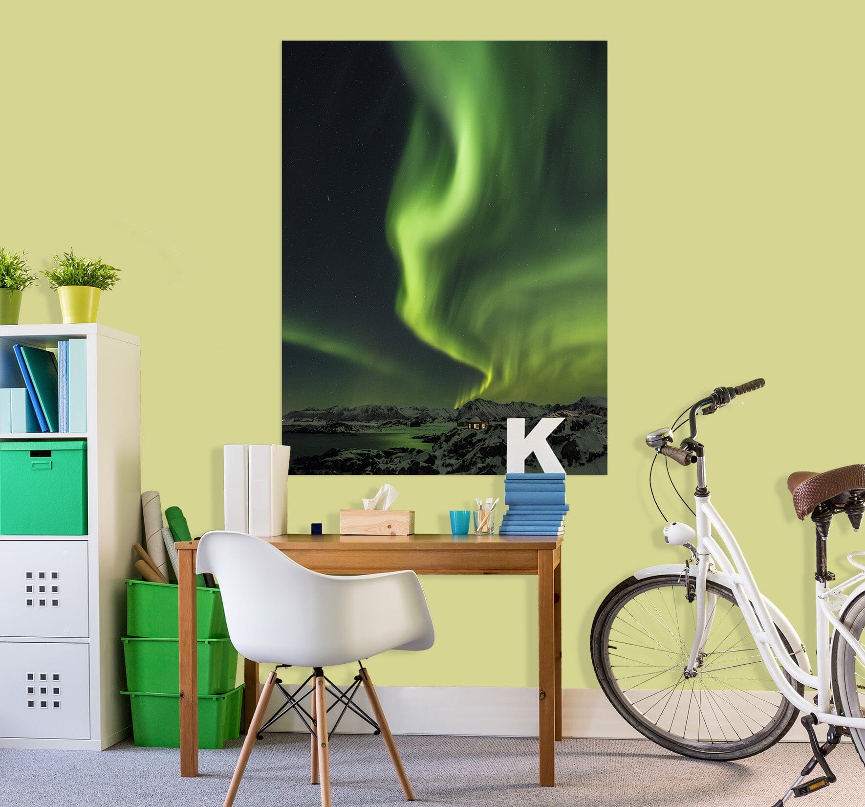 3D Green Light 231 Marco Carmassi Wall Sticker Wallpaper AJ Wallpaper 2 