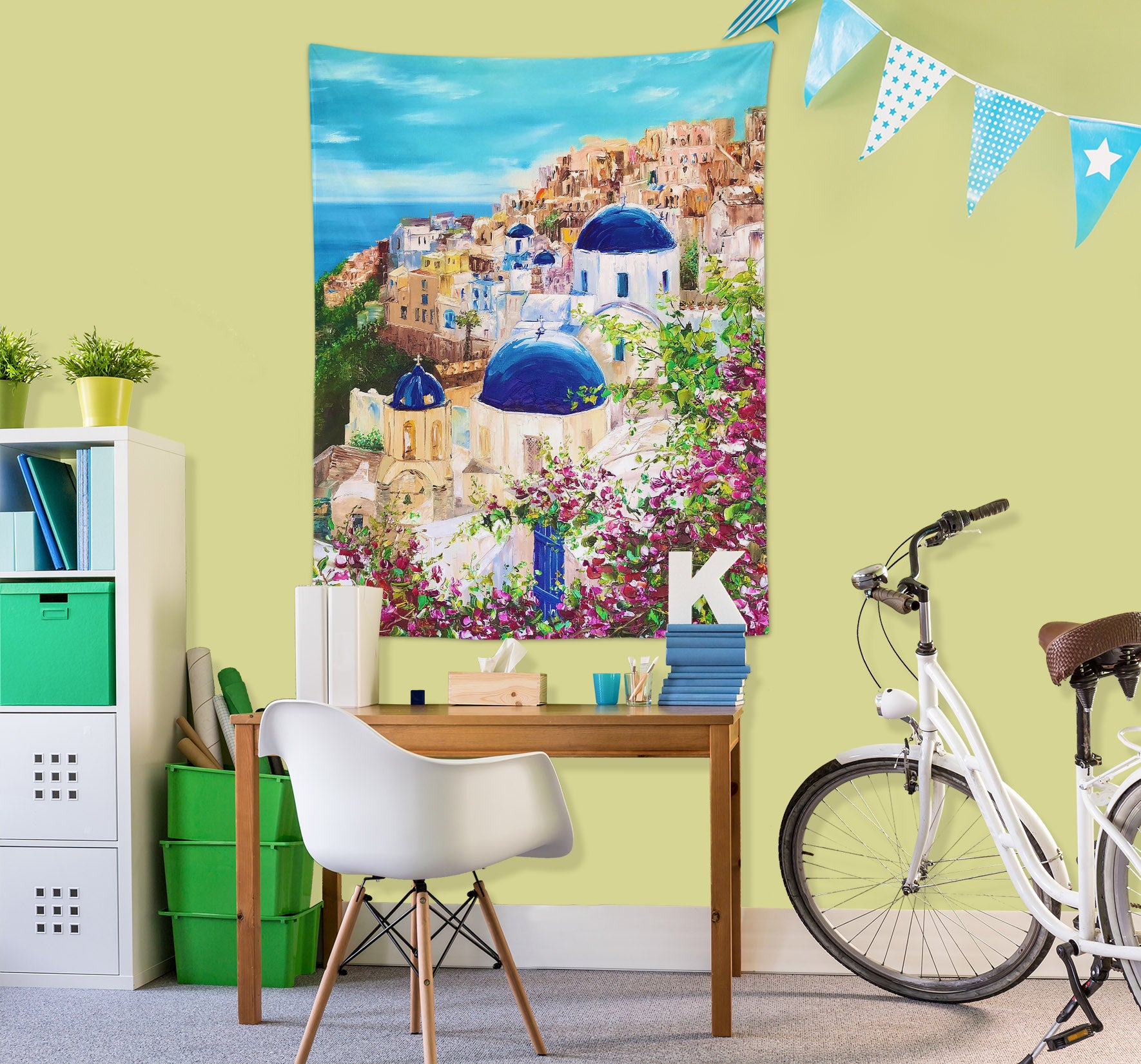 3D Coast City 3714 Skromova Marina Tapestry Hanging Cloth Hang