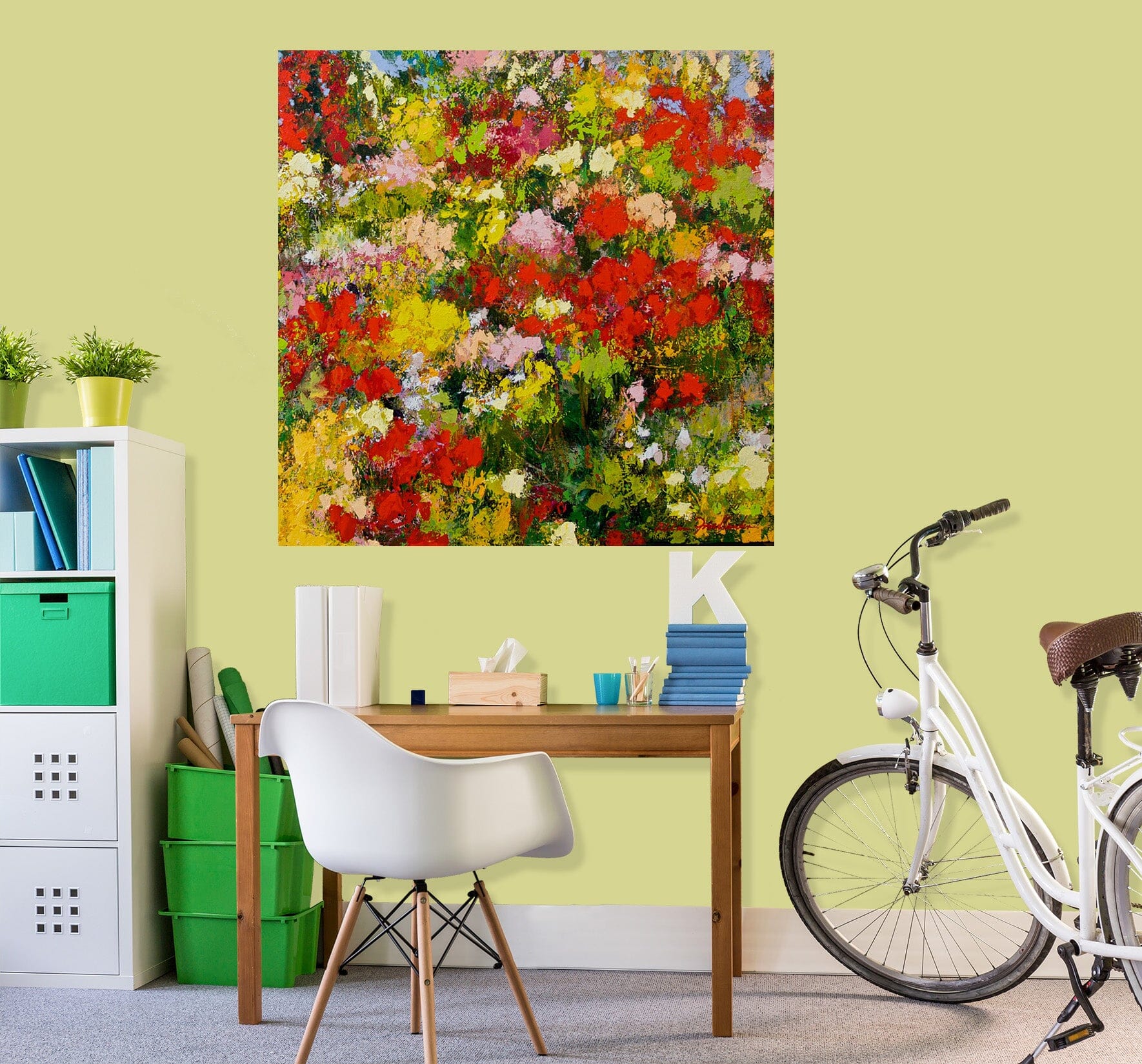 3D Field Flowers 012 Allan P. Friedlander Wall Sticker Wallpaper AJ Wallpaper 2 