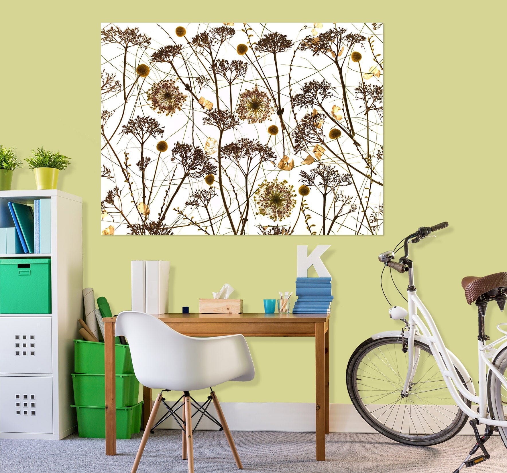 3D Dead Flower 015 Assaf Frank Wall Sticker Wallpaper AJ Wallpaper 2 