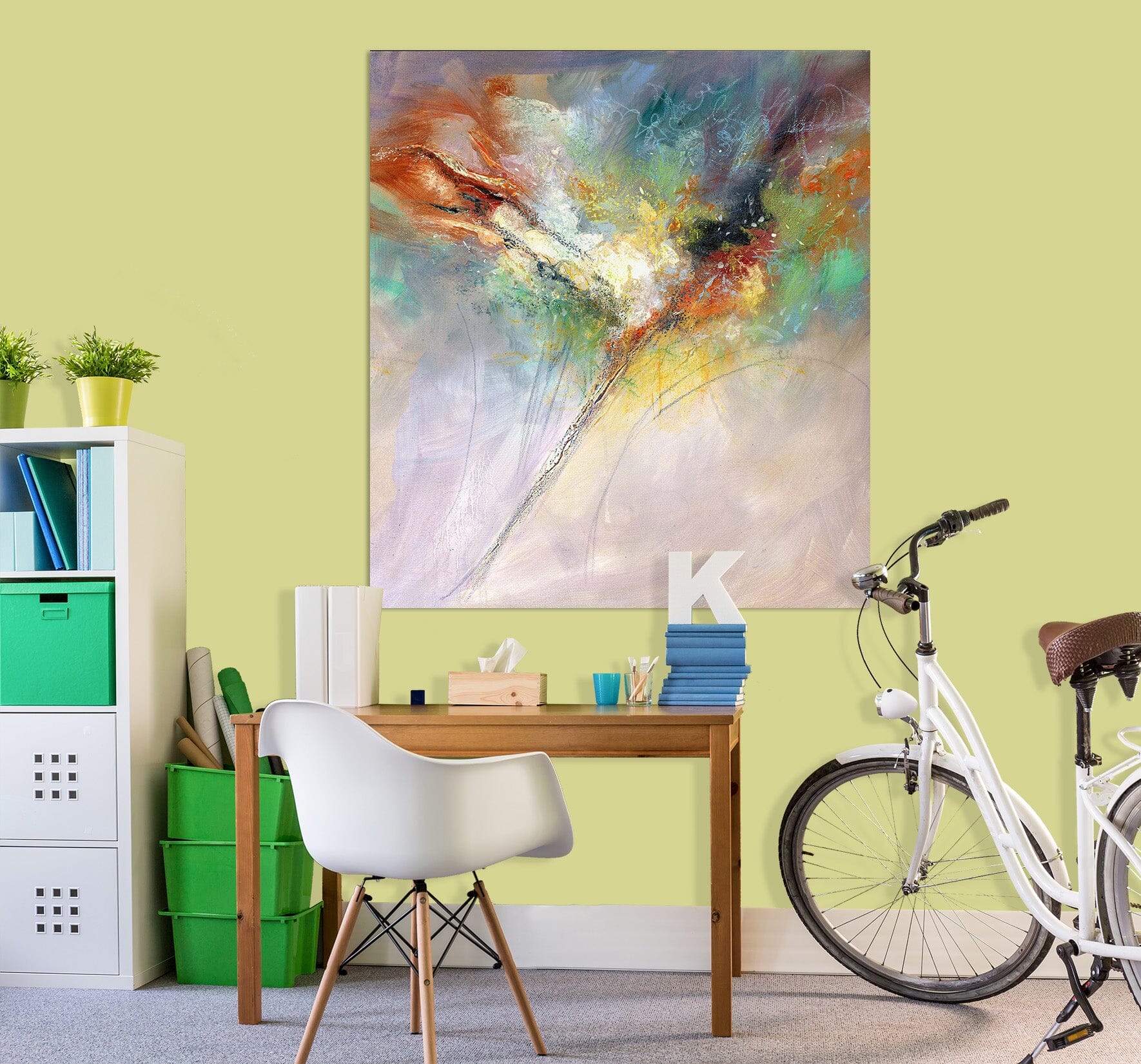 3D Color Graffiti 006 Anne Farrall Doyle Wall Sticker Wallpaper AJ Wallpaper 2 