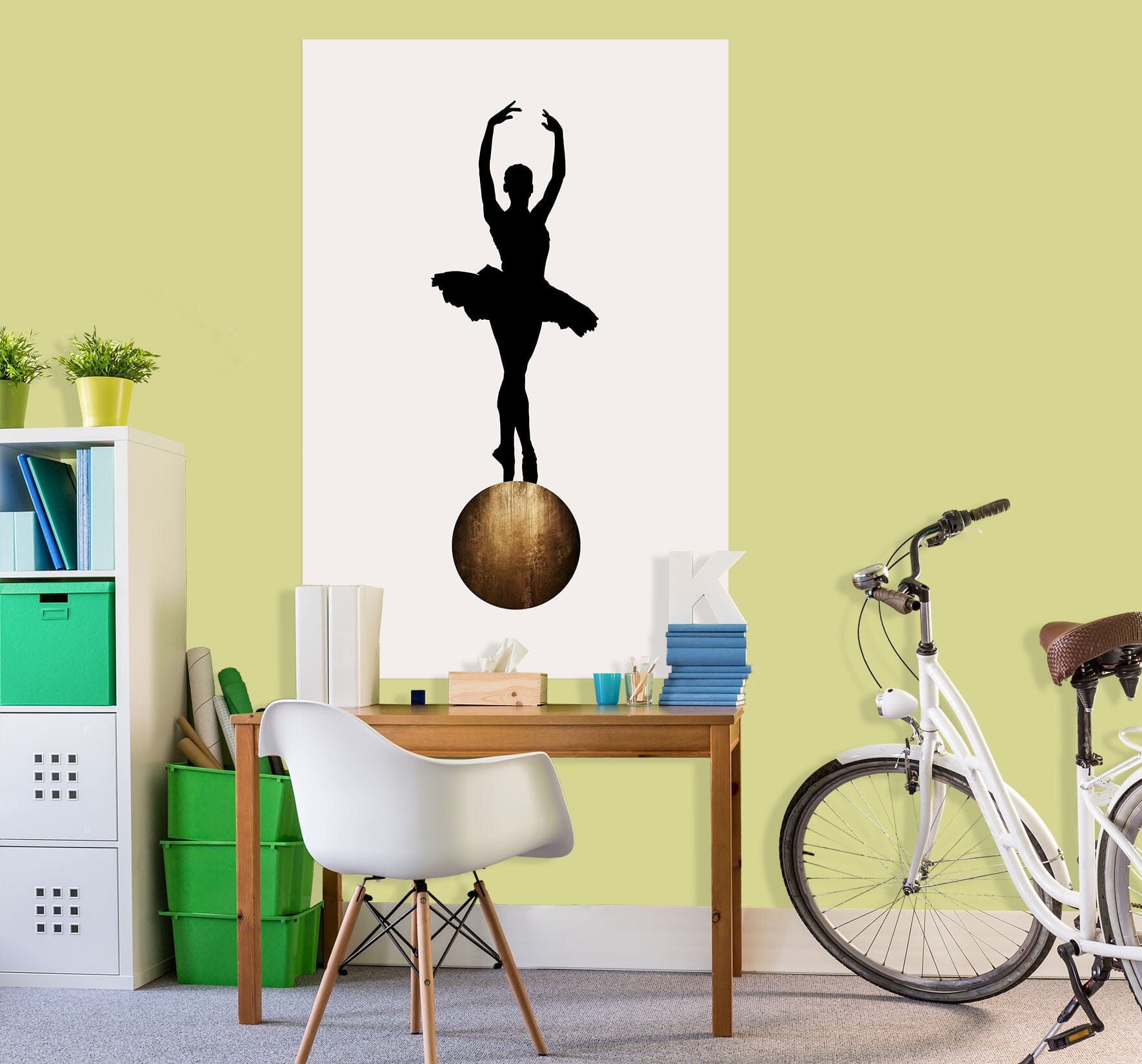 3D Dance Girl 201 Boris Draschoff Wall Sticker Wallpaper AJ Wallpaper 2 