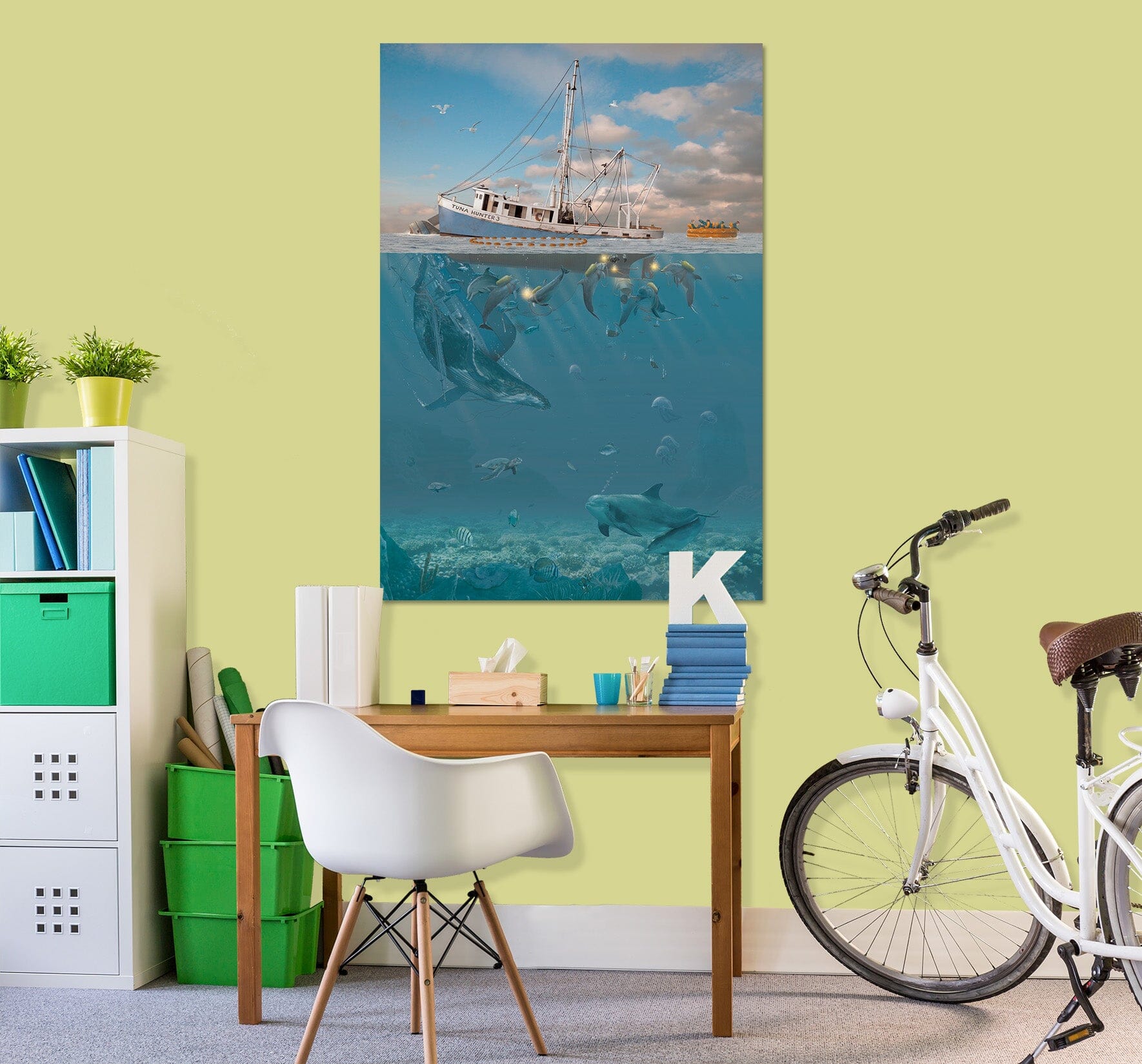 3D HRage Of The Dolphin 063 Vincent Hie Wall Sticker Wallpaper AJ Wallpaper 2 