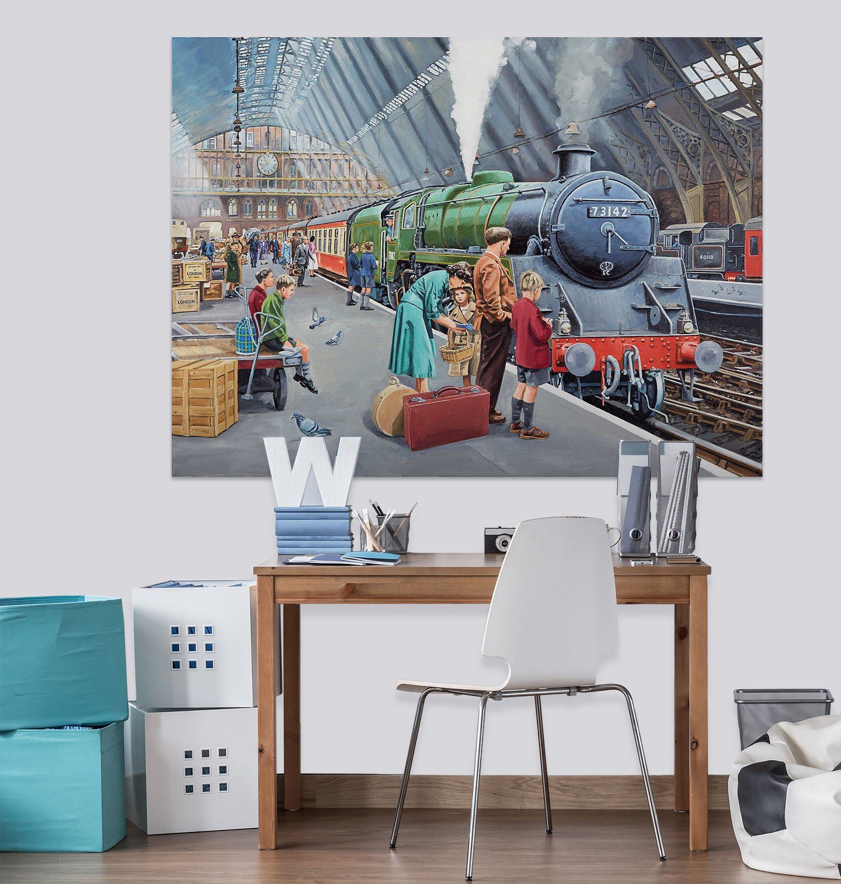 3D By Train 063 Trevor Mitchell Wall Sticker Wallpaper AJ Wallpaper 2 