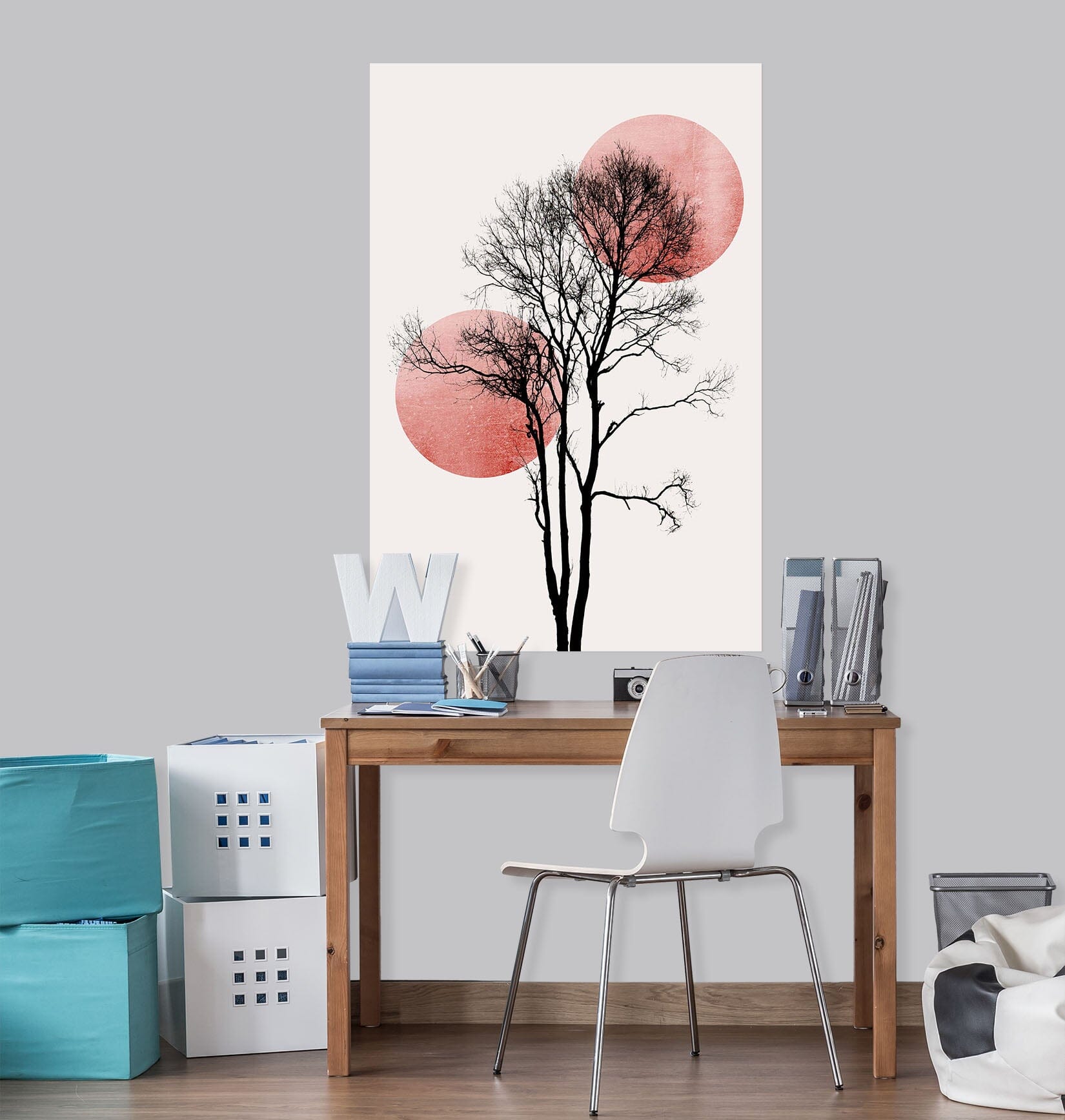 3D Tree Sun 215 Boris Draschoff Wall Sticker Wallpaper AJ Wallpaper 2 