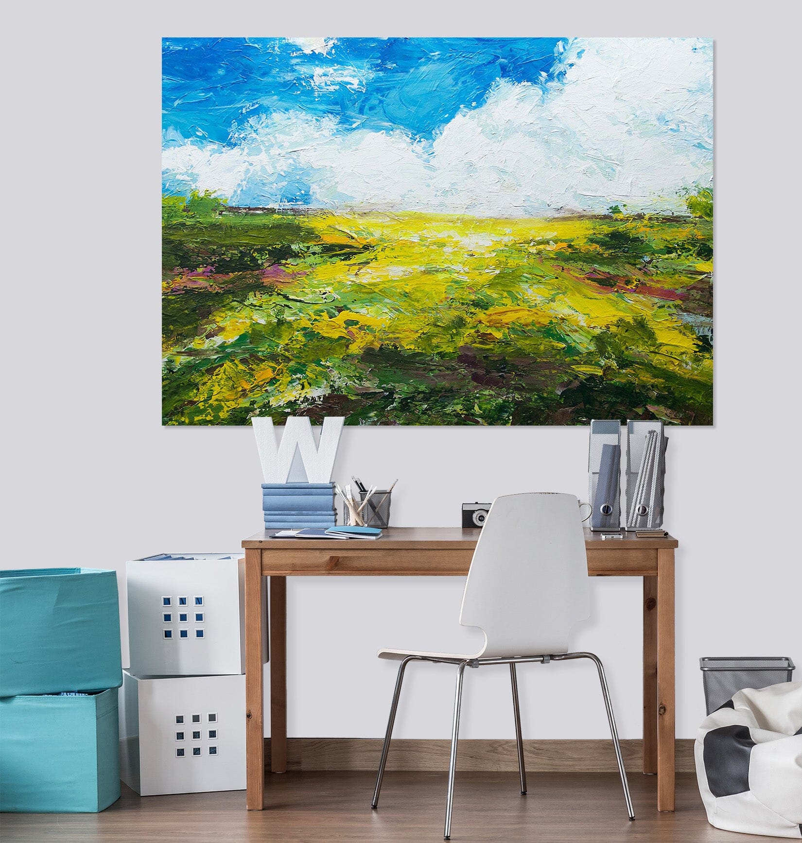 3D Grassland Sky 241 Allan P. Friedlander Wall Sticker Wallpaper AJ Wallpaper 2 