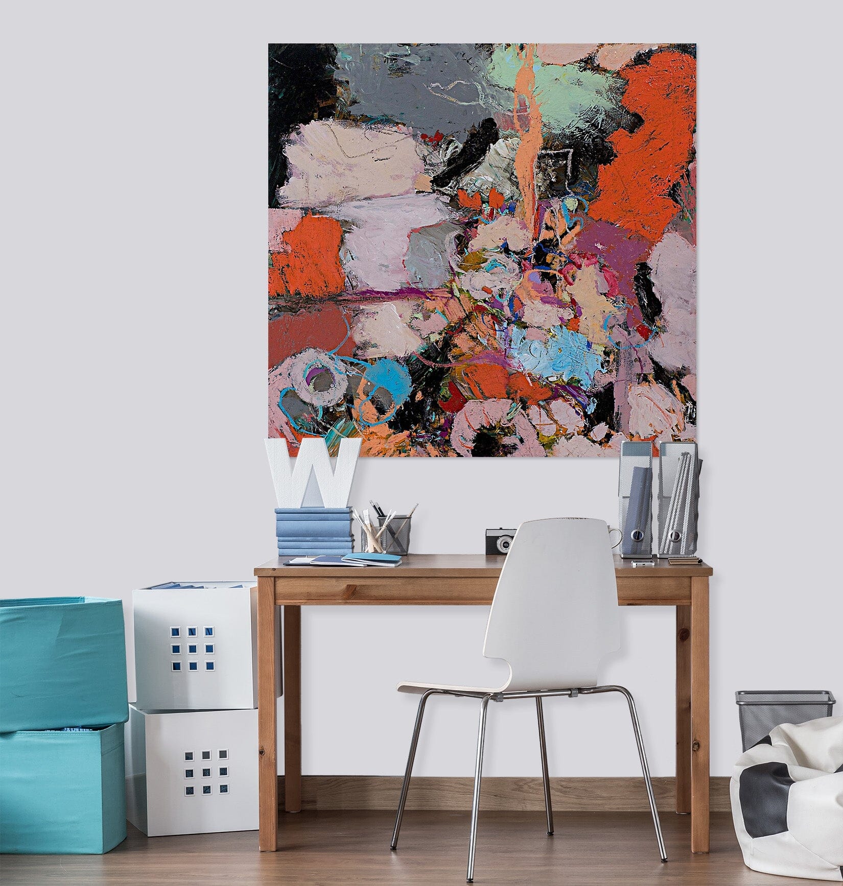 3D Color Graffiti 007 Allan P. Friedlander Wall Sticker Wallpaper AJ Wallpaper 2 