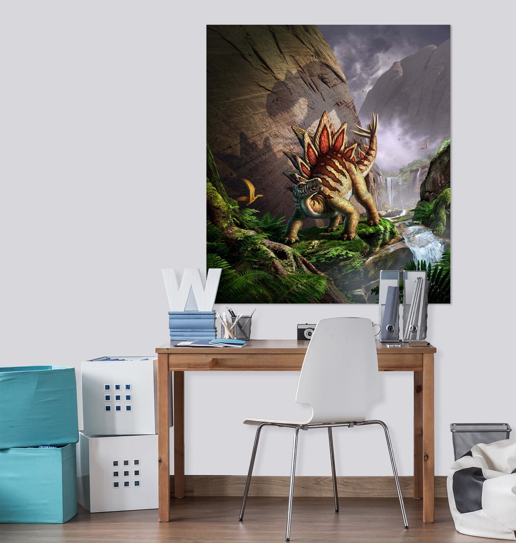3D Dinosaur World 025 Jerry LoFaro Wall Sticker Wallpaper AJ Wallpaper 2 
