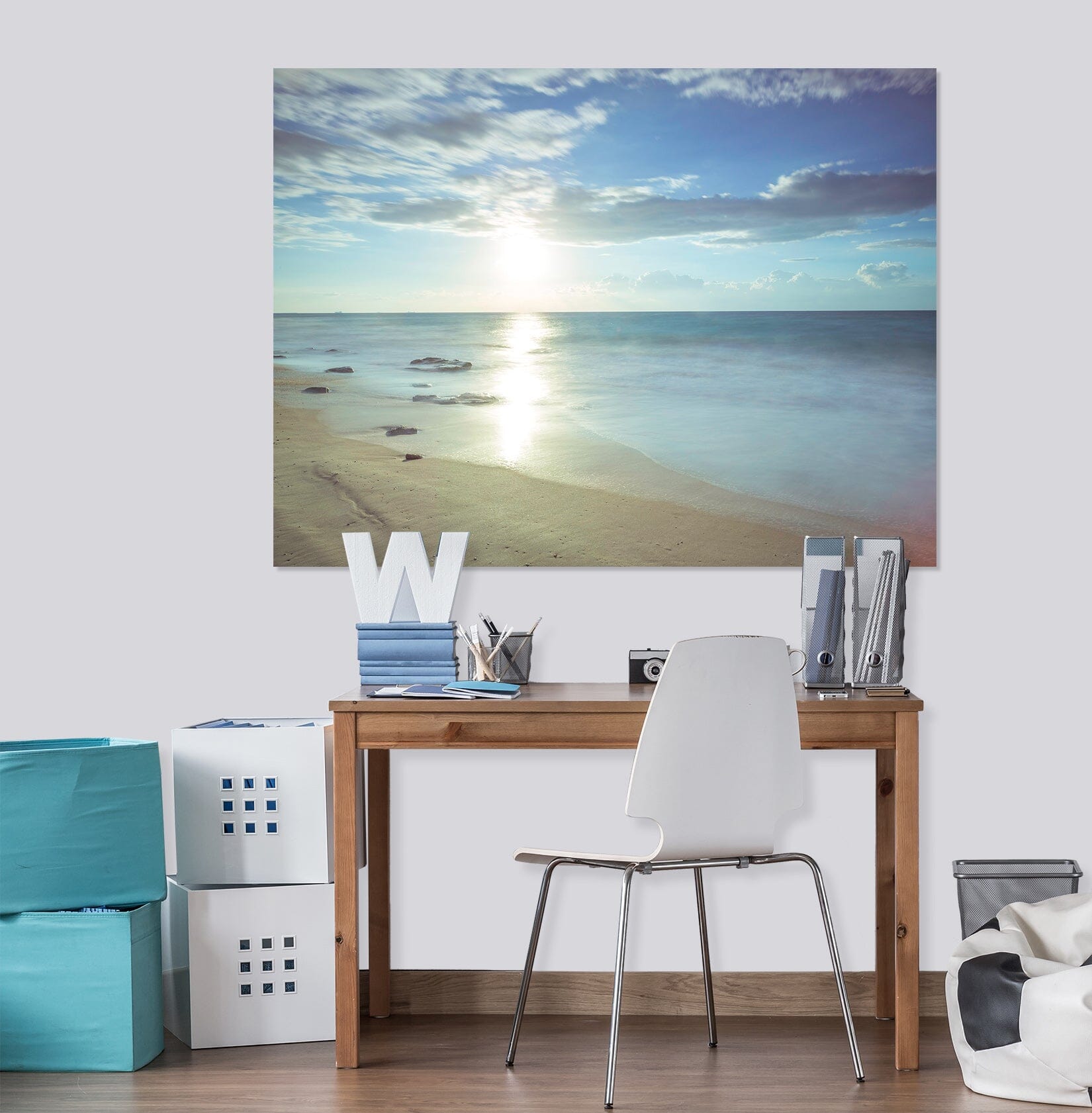 3D Sunrise Sea 039 Assaf Frank Wall Sticker Wallpaper AJ Wallpaper 2 