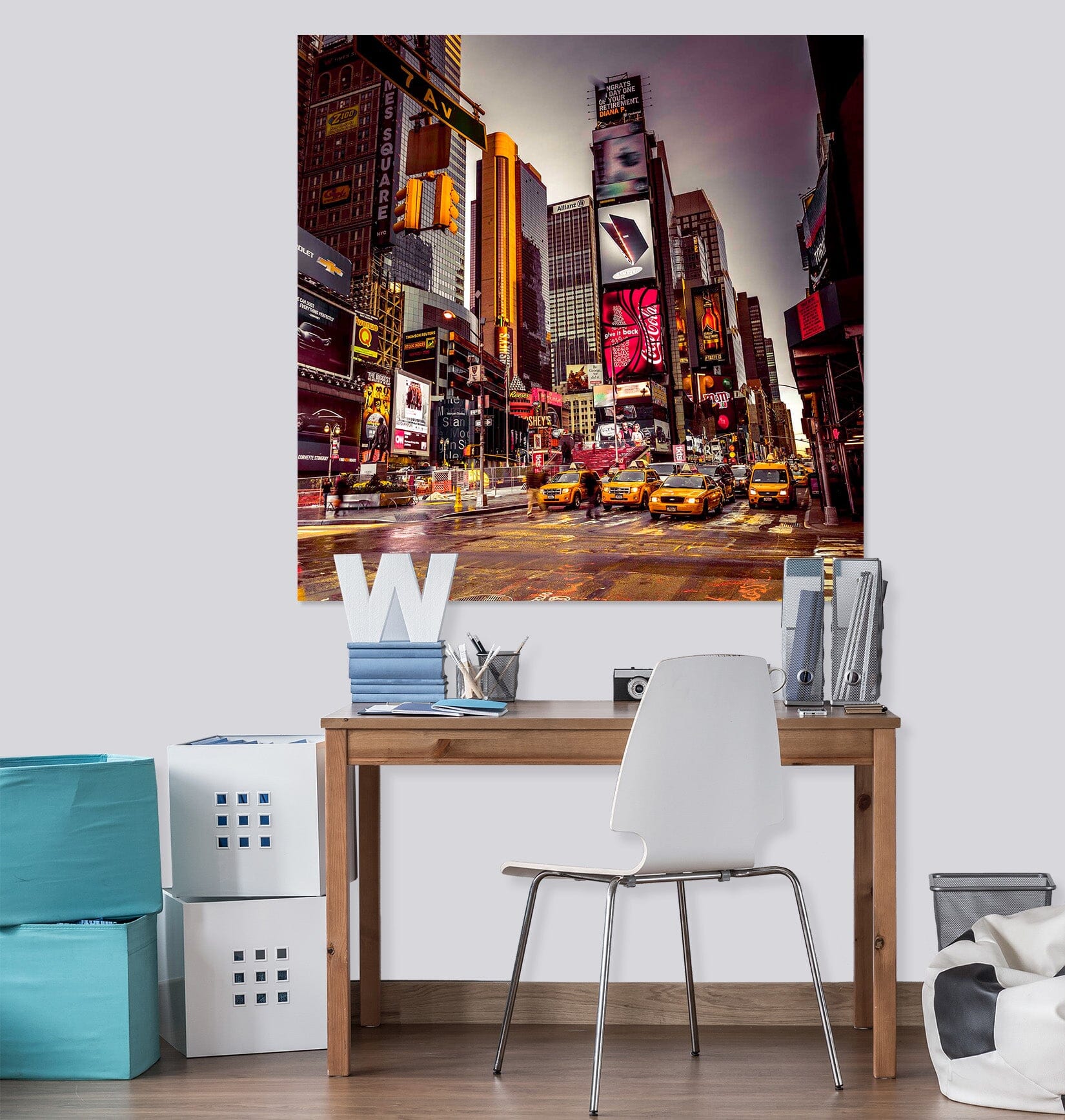 3D New York Street 018 Assaf Frank Wall Sticker Wallpaper AJ Wallpaper 2 