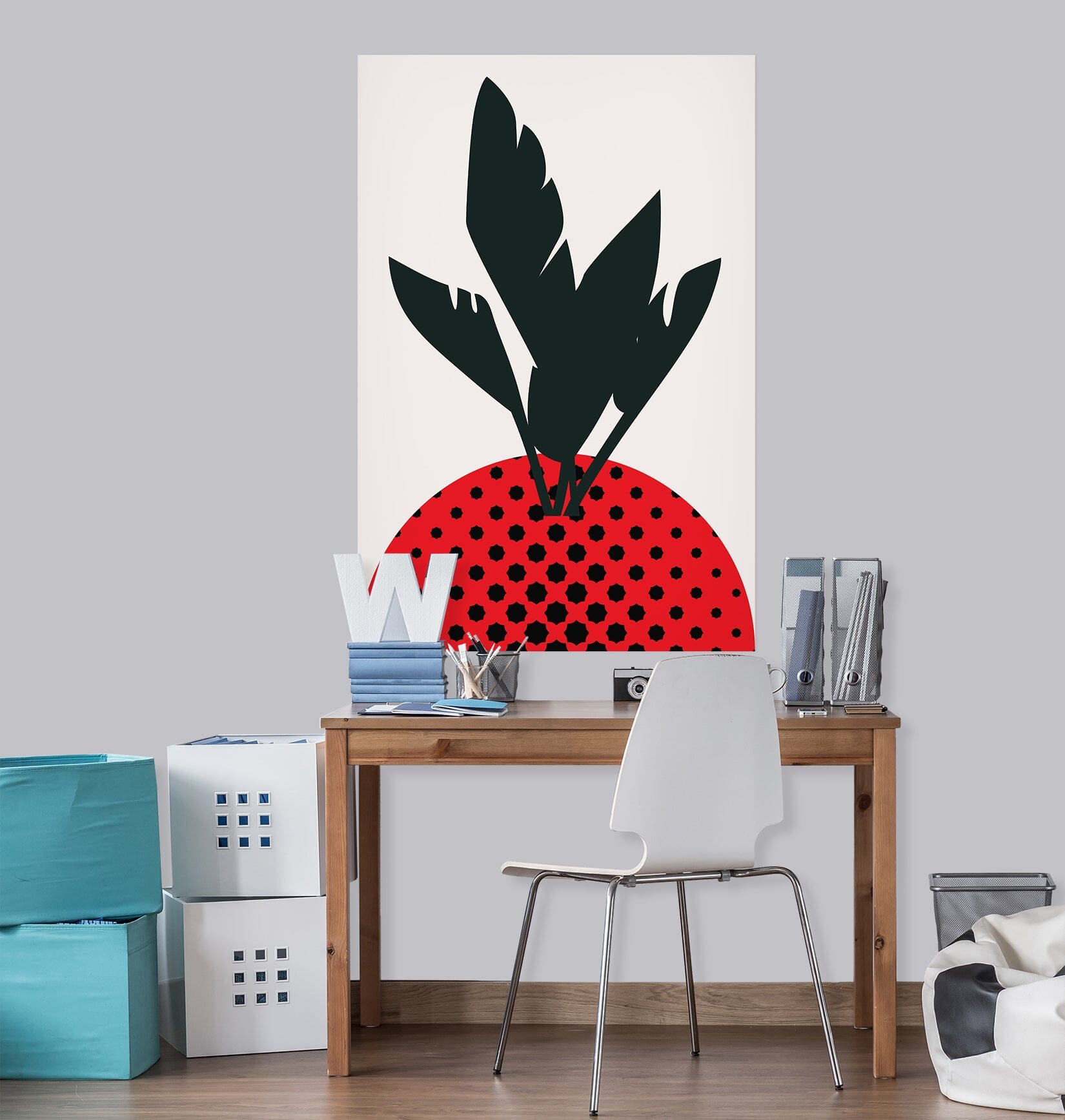 3D Abstract Strawberry 181 Boris Draschoff Wall Sticker Wallpaper AJ Wallpaper 2 