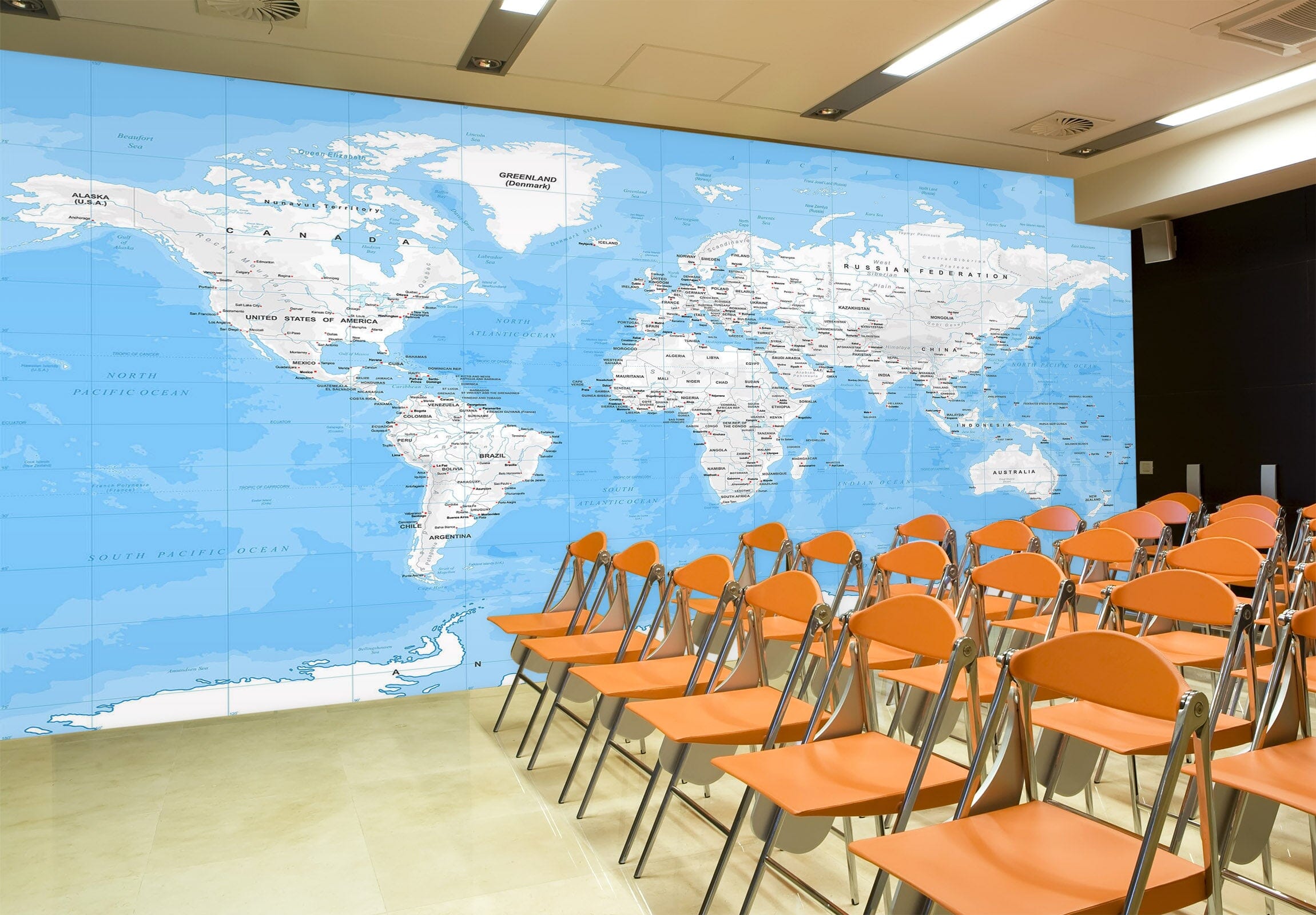 3D White Pattern 2126 World Map Wall Murals Wallpaper AJ Wallpaper 2 