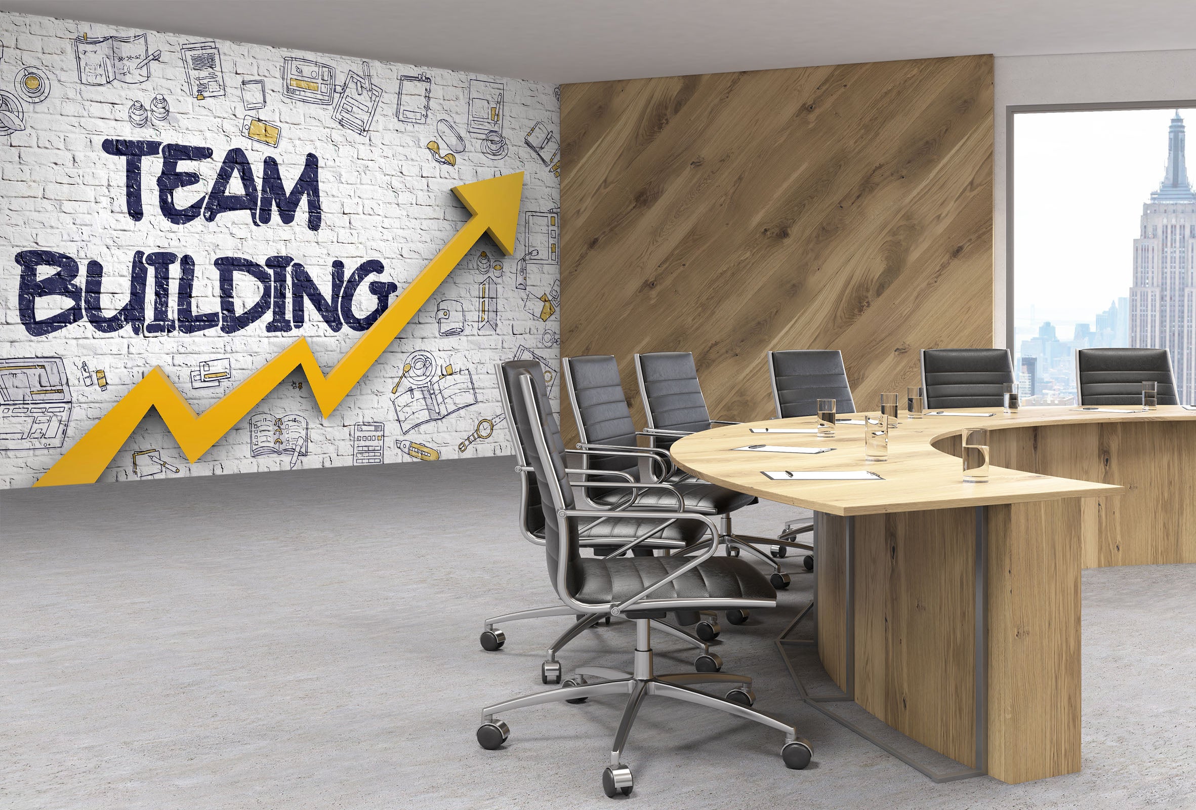 3D Cartoon Book 042 Wall Murals