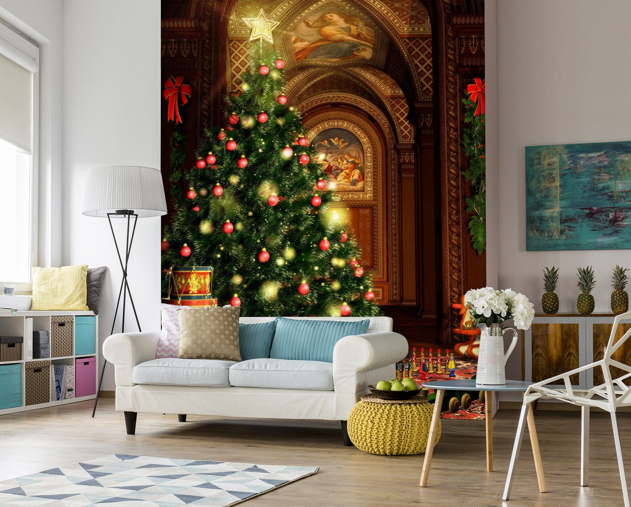 3D Christmas Tree 1551 Wall Murals Wallpaper AJ Wallpaper 2 