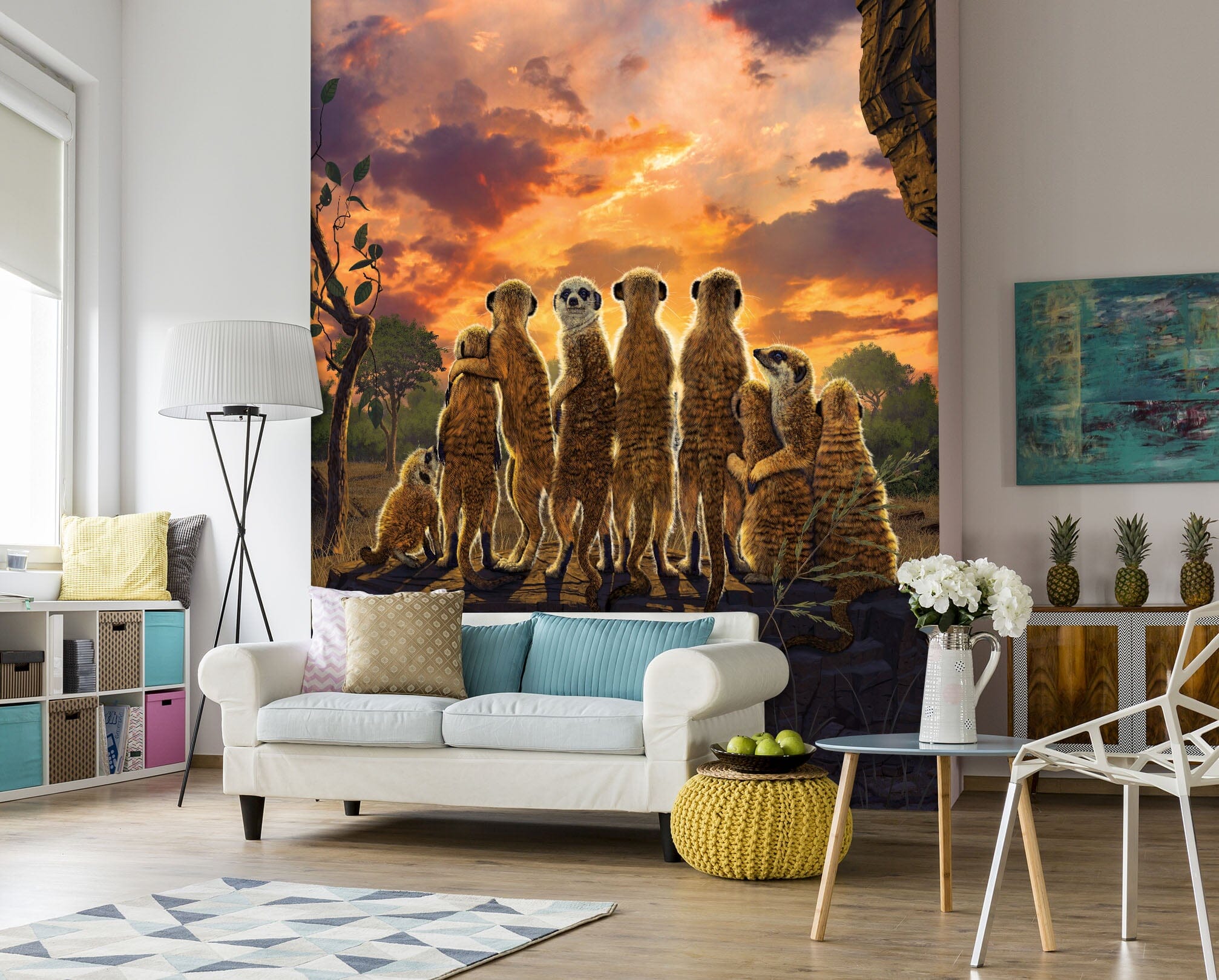 3D Meerkats Def 1530 Wall Murals Exclusive Designer Vincent Wallpaper AJ Wallpaper 2 