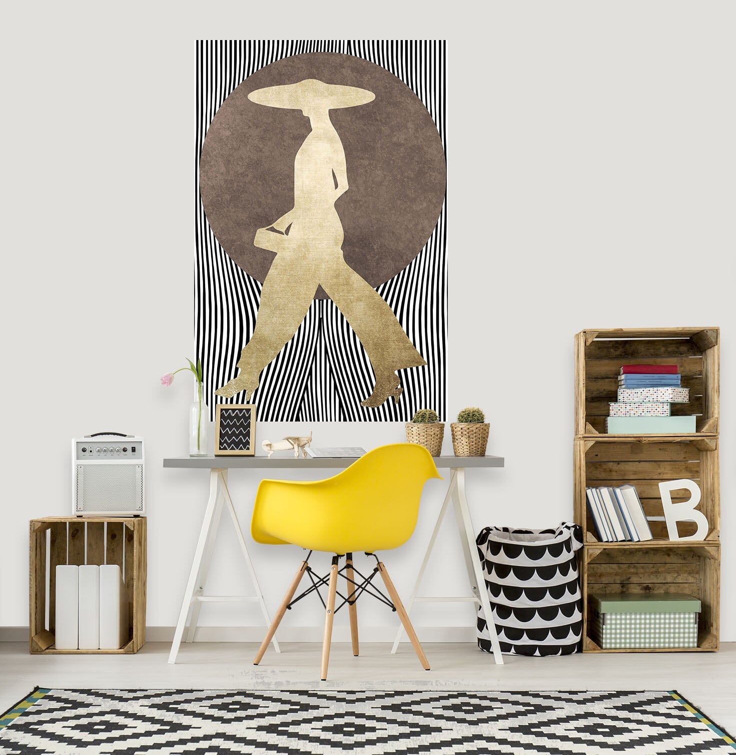 3D Farm Girl 172 Boris Draschoff Wall Sticker Wallpaper AJ Wallpaper 2 