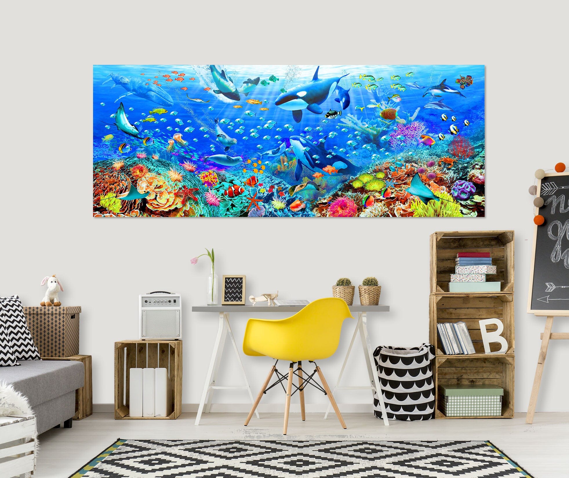 3D Underwater World 016 Adrian Chesterman Wall Sticker Wallpaper AJ Wallpaper 2 