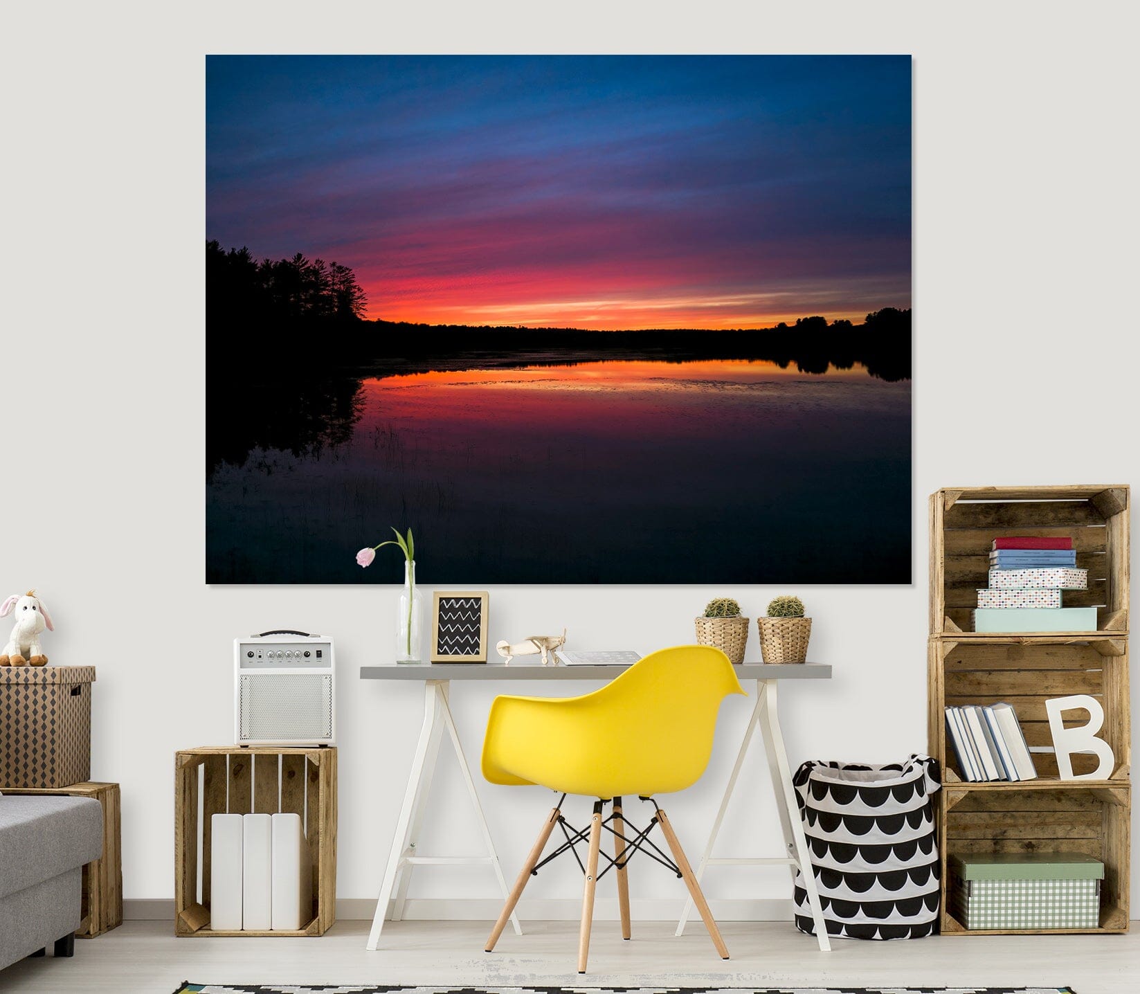 3D Sunset Sea 130 Jerry LoFaro Wall Sticker Wallpaper AJ Wallpaper 2 