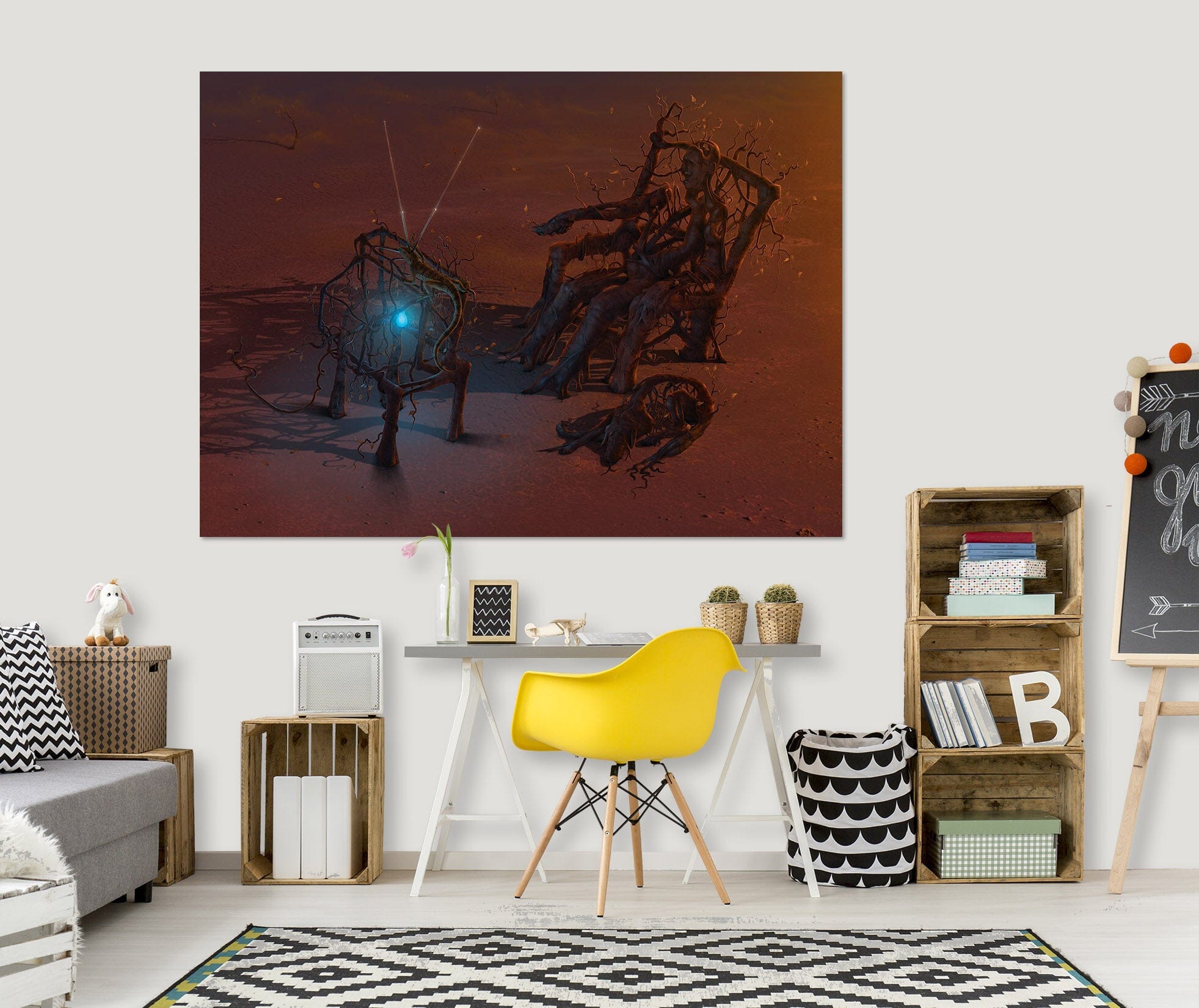 3D Remote 064 Vincent Hie Wall Sticker Wallpaper AJ Wallpaper 2 