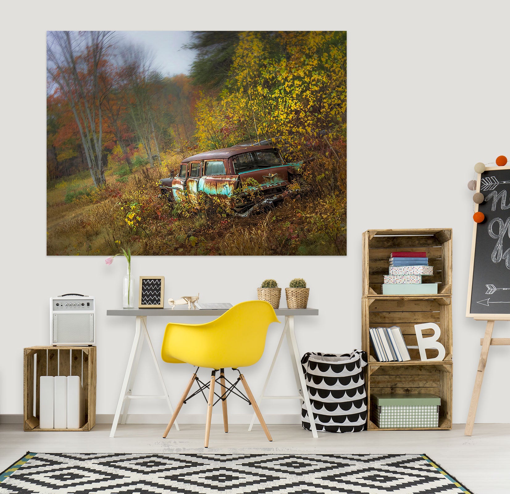 3D Scrap Car 85183 Jerry LoFaro Wall Sticker