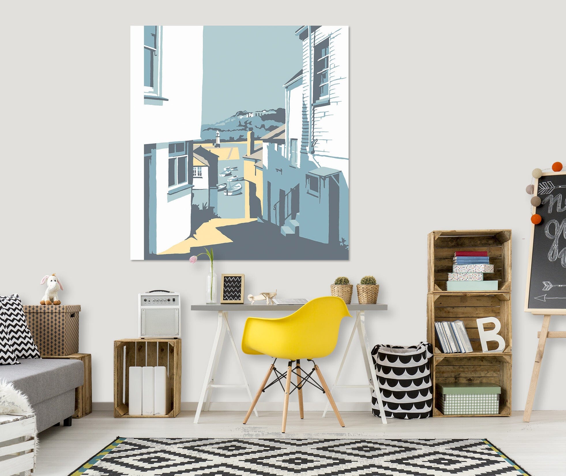 3D High Street 068 Steve Read Wall Sticker Wallpaper AJ Wallpaper 2 