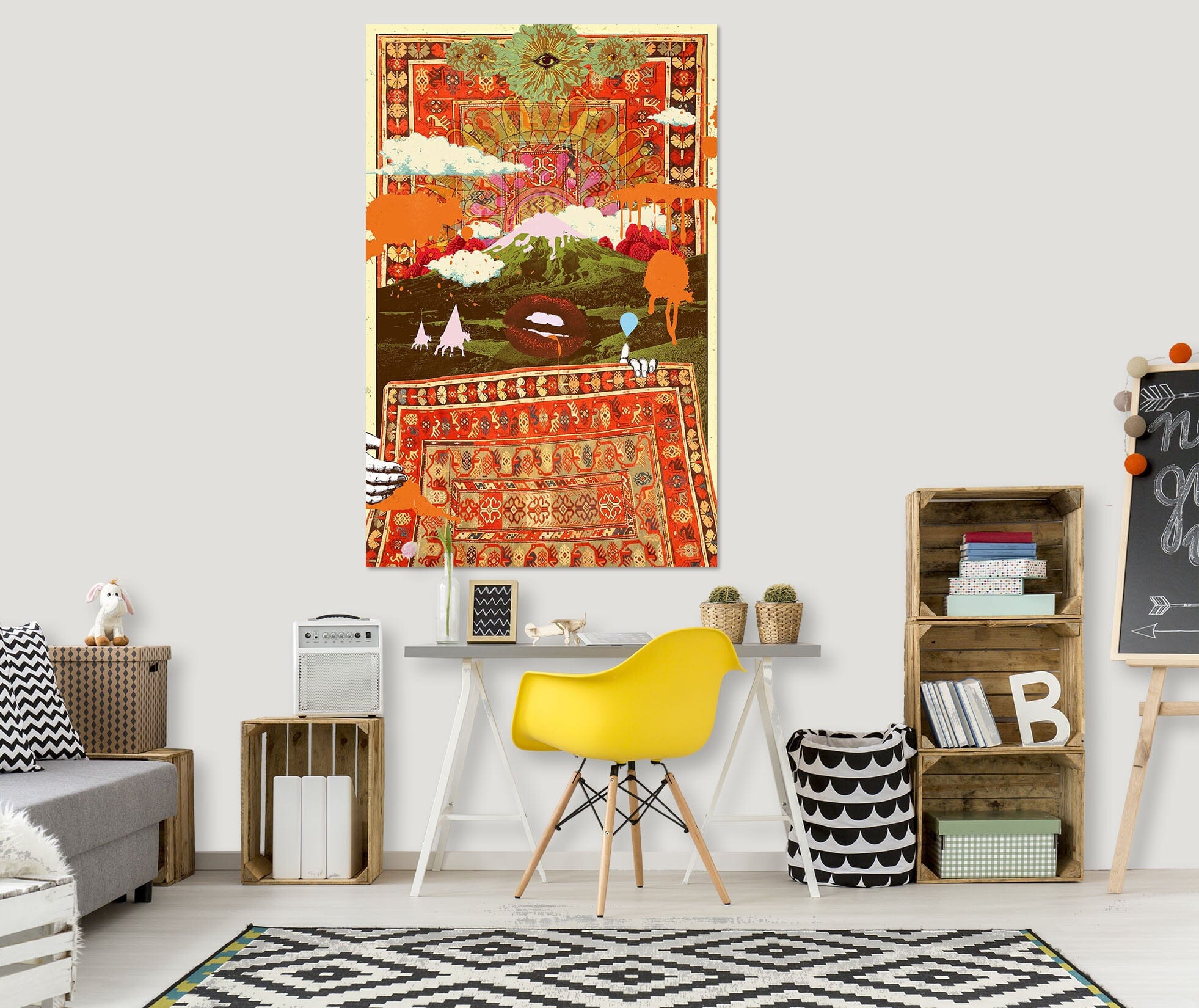 3D Forest Morning 019 Showdeer Wall Sticker Wallpaper AJ Wallpaper 2 