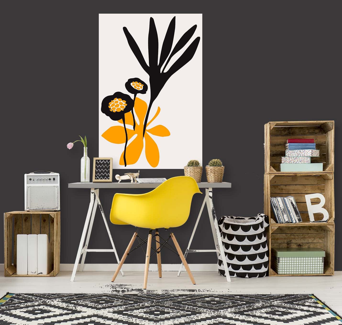3D Flowers Leaves 114 Boris Draschoff Wall Sticker Wallpaper AJ Wallpaper 2 