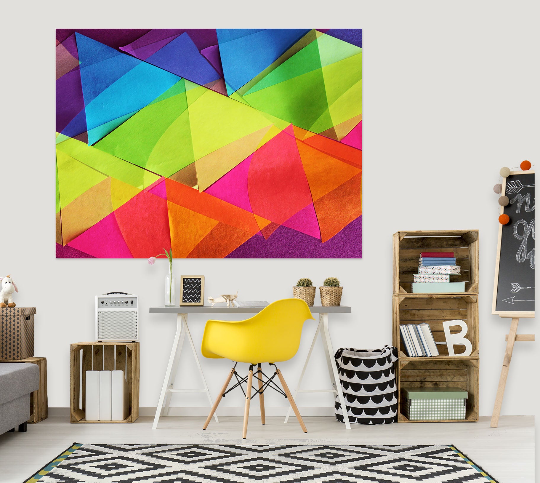 3D Triangle Color 70152 Shandra Smith Wall Sticker