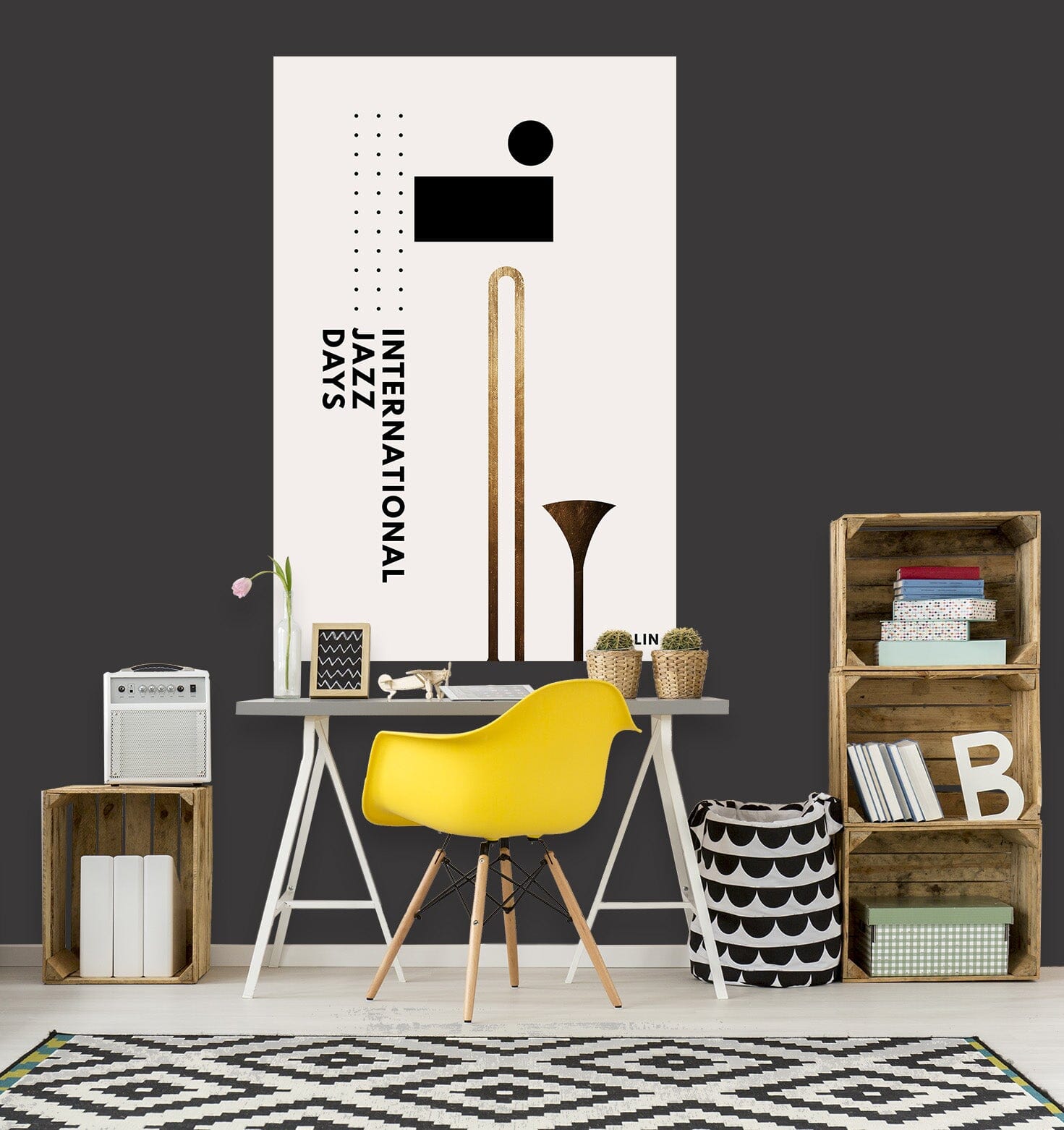 3D Music Equipment 169 Boris Draschoff Wall Sticker Wallpaper AJ Wallpaper 2 