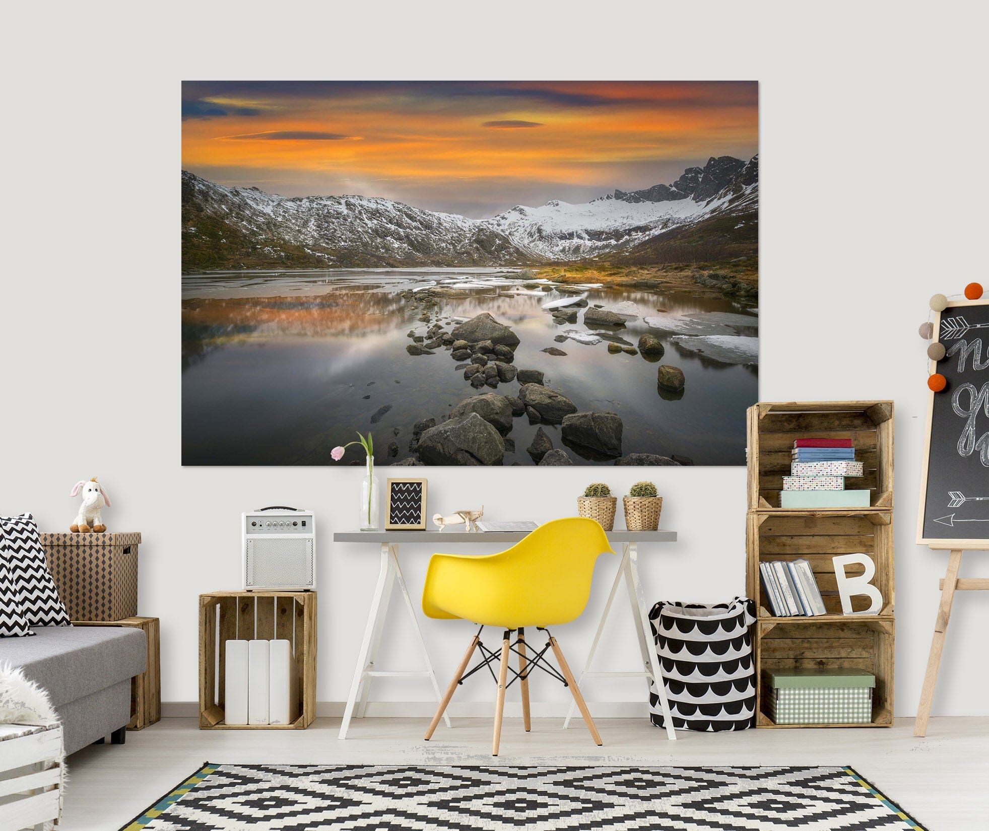 3D Silent River 180 Marco Carmassi Wall Sticker Wallpaper AJ Wallpaper 2 
